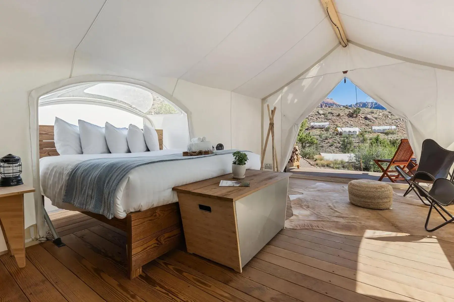Stargazer Tent with Private Bathroom in Under Canvas Zion Stargazer Tent with Private Bathroom in Under Canvas Zion