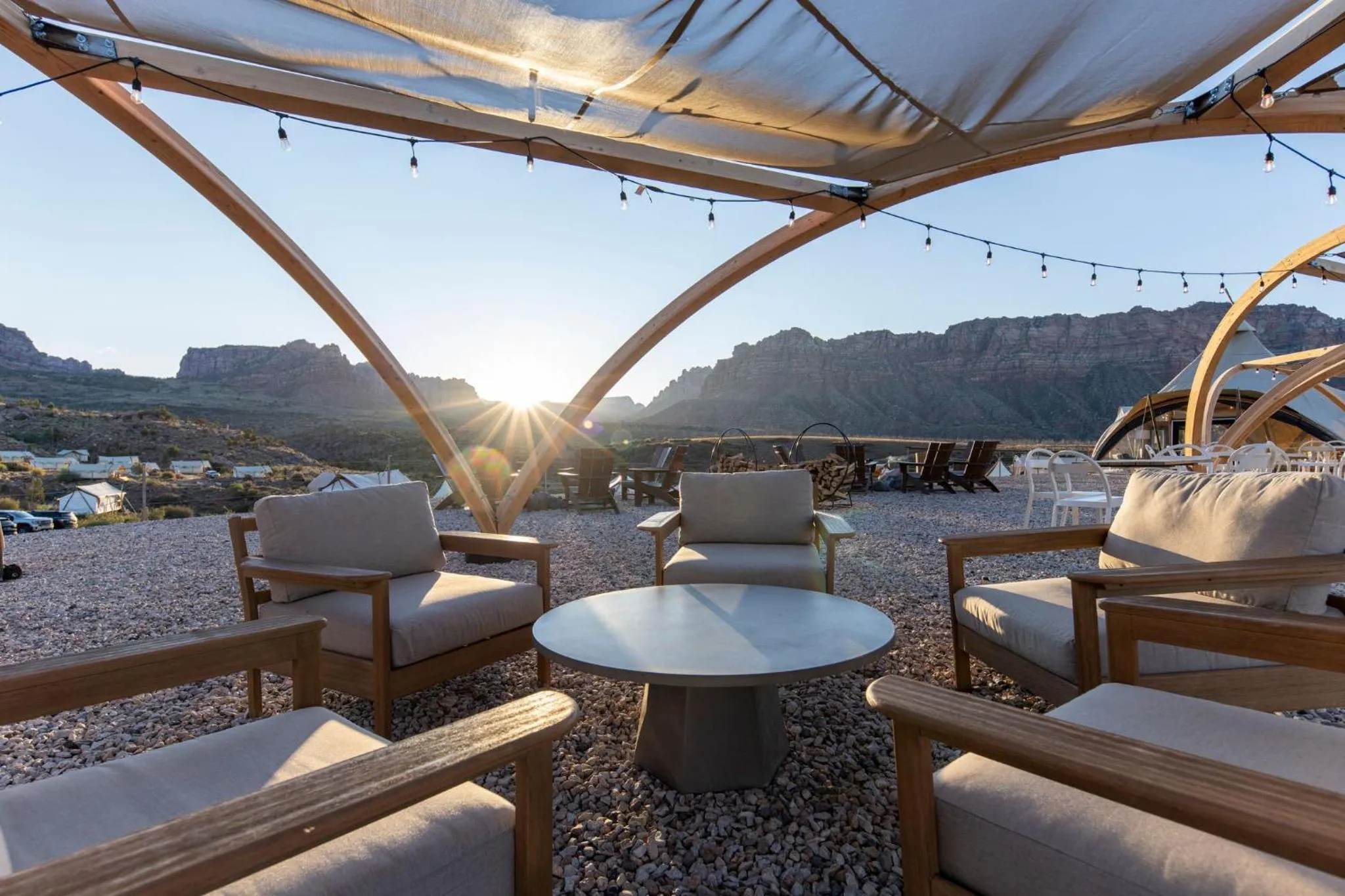 Restaurant/places to eat in Under Canvas Zion