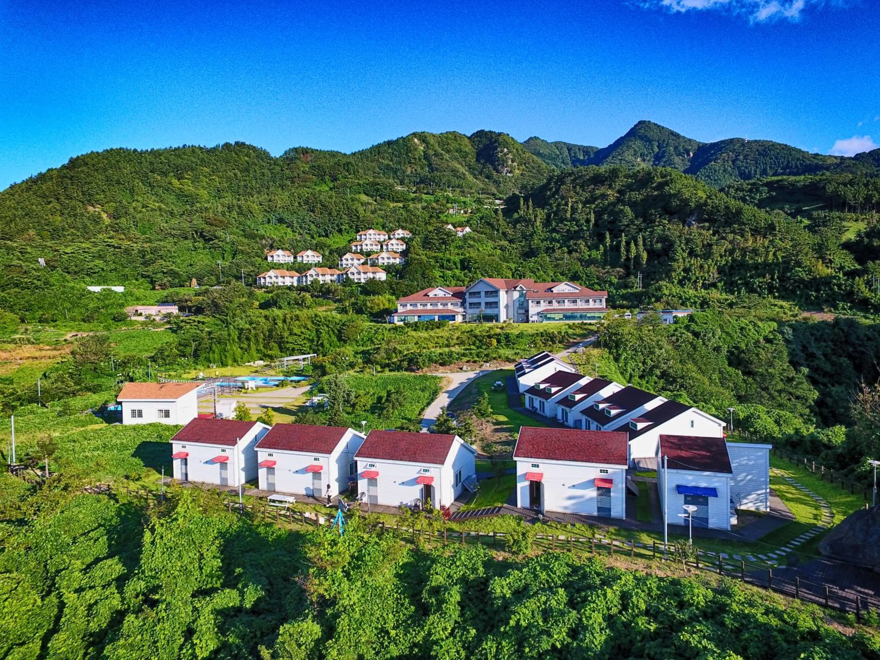 Bird's eye view in Daea Ulleung Resort