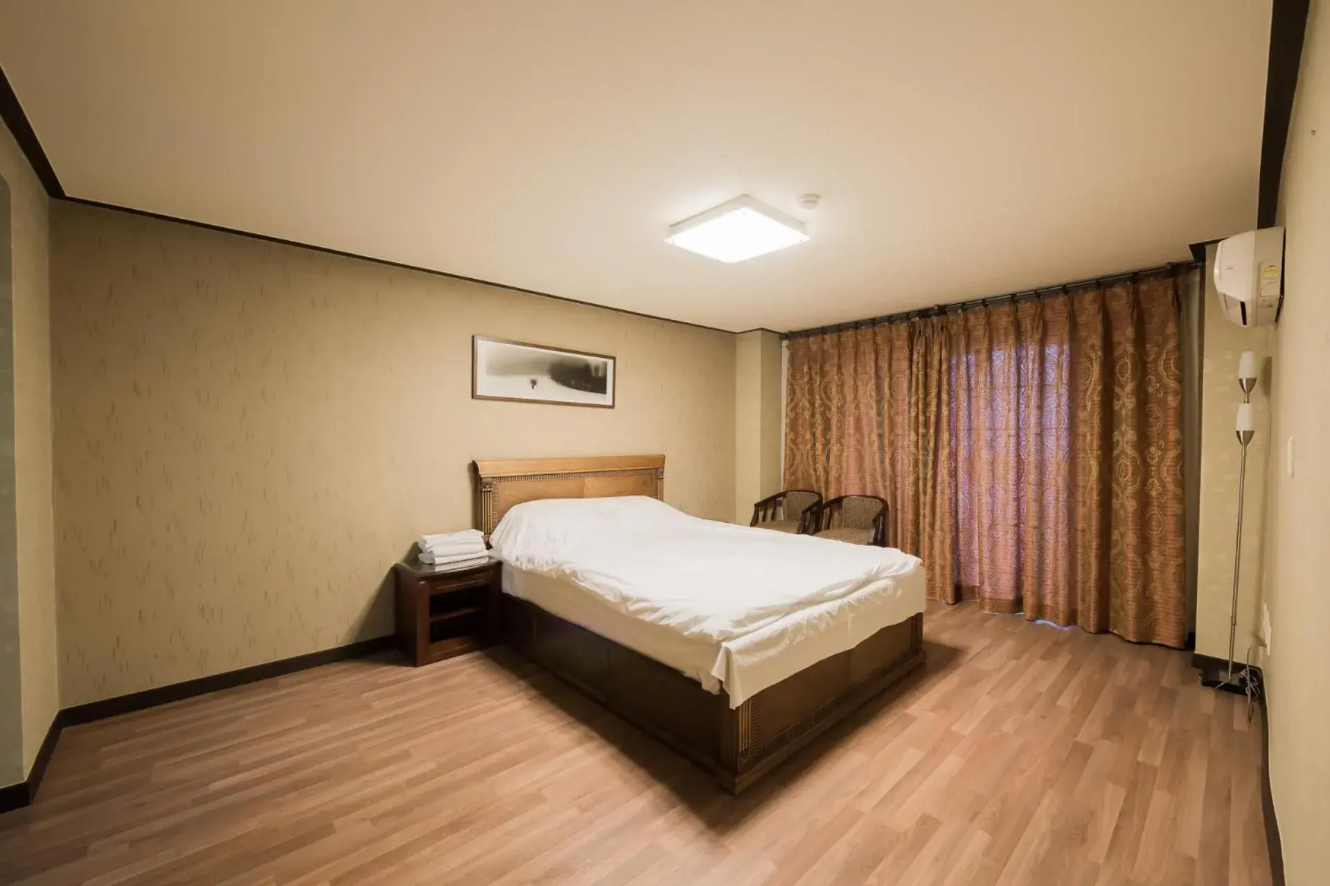 Bed in Daea Ulleung Resort Bed in Daea Ulleung Resort