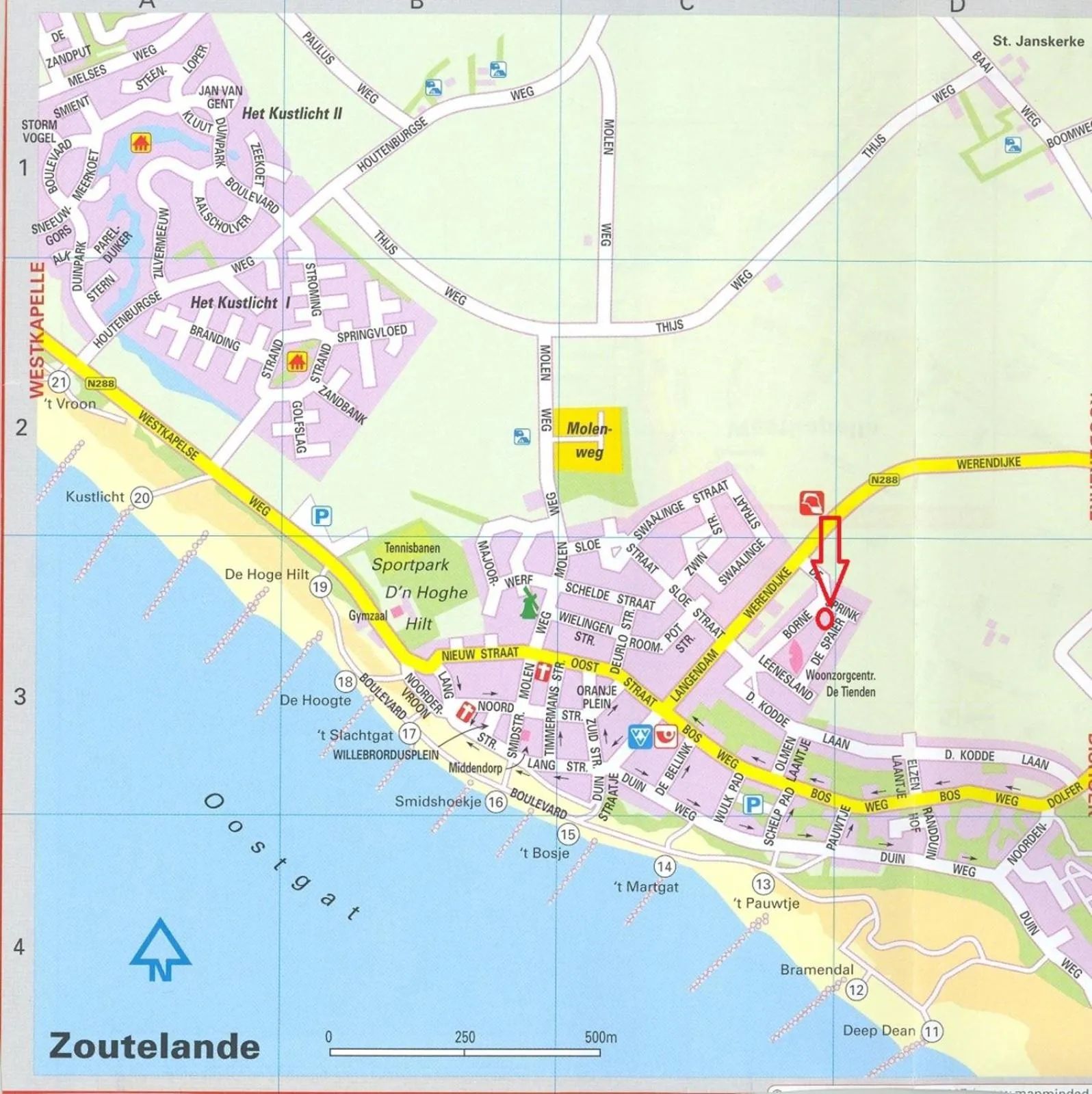 Floor plan in Effe-Zoutelande