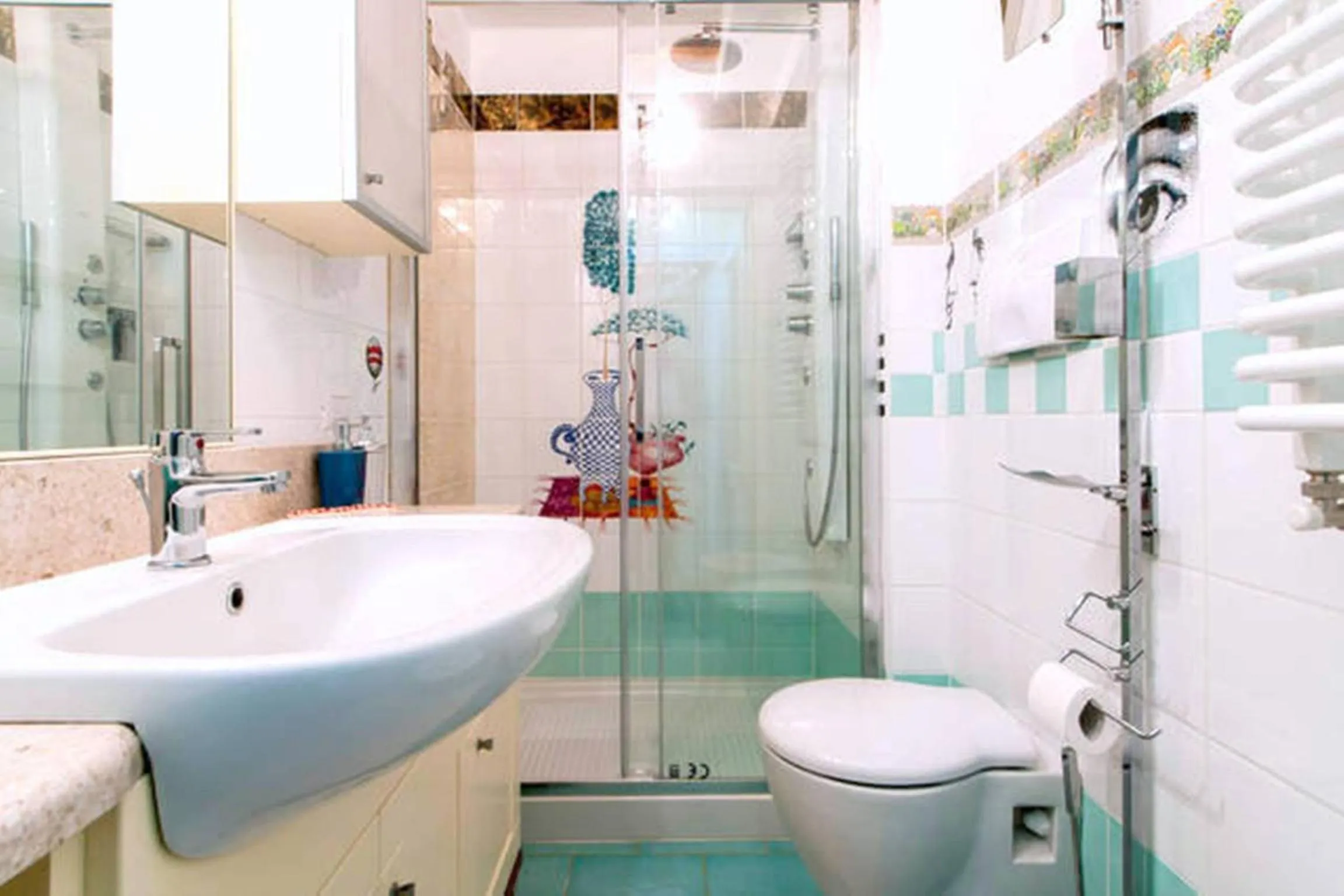 Shower in B&B Antico Cortile