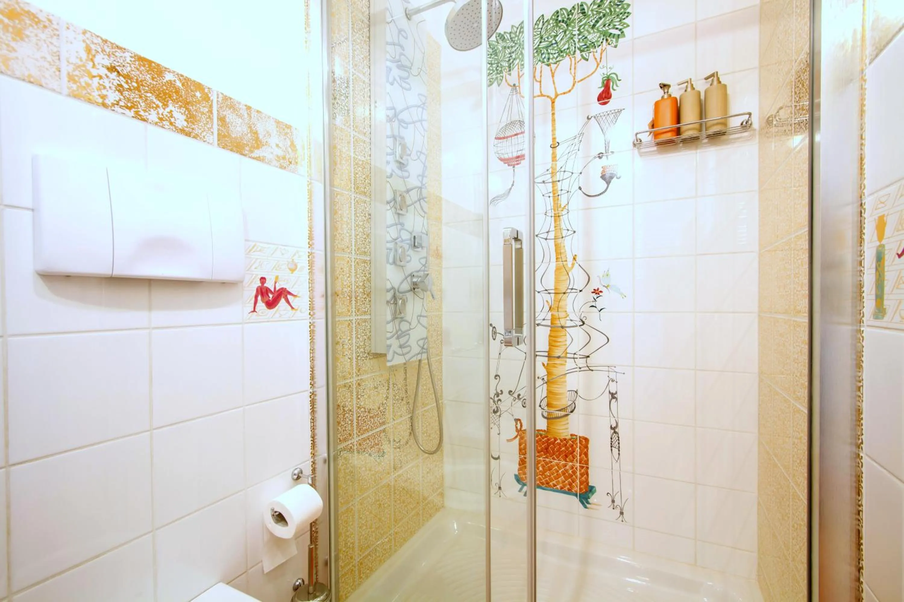 Shower in B&B Antico Cortile