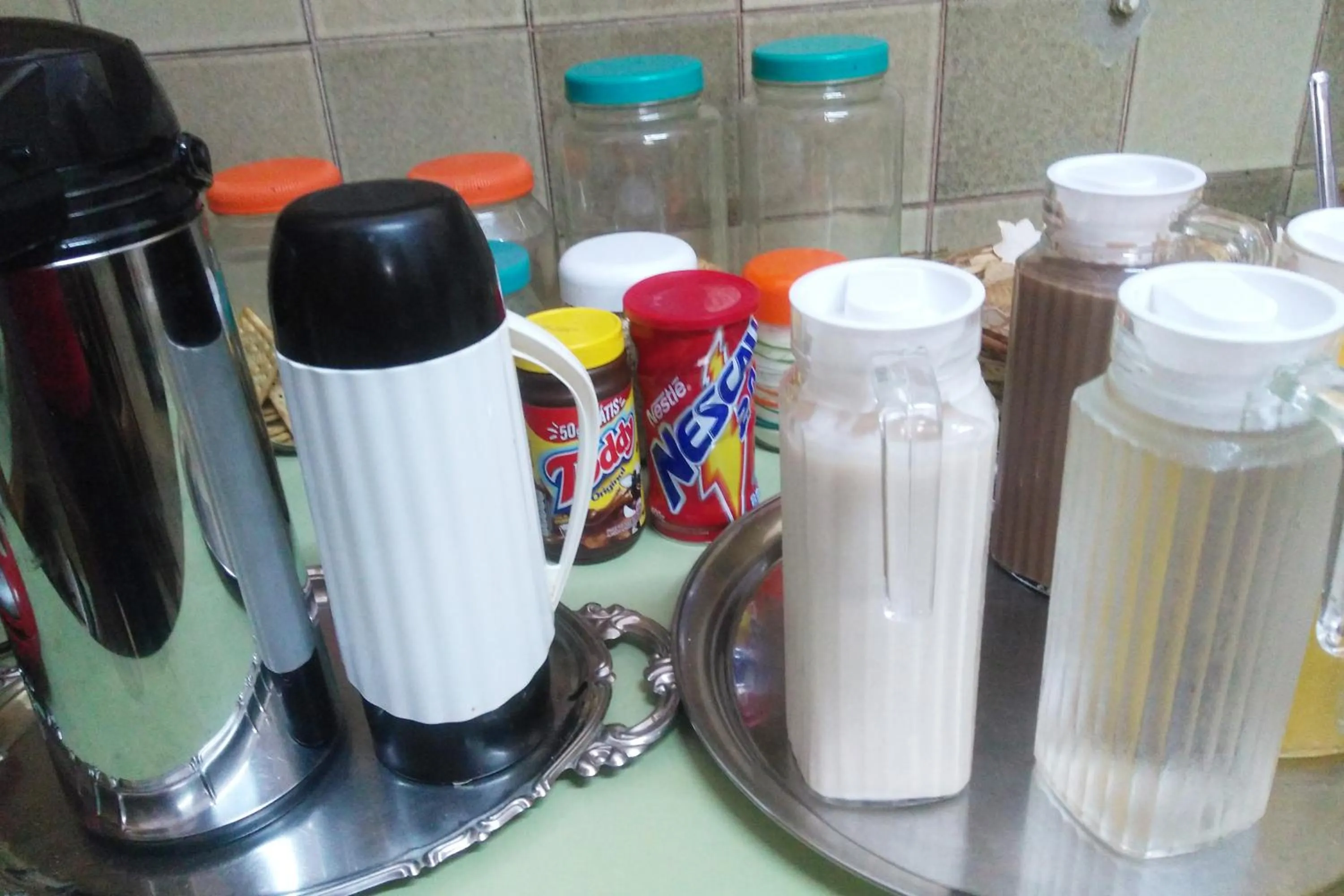 Buffet breakfast in Pousada Casa Grande