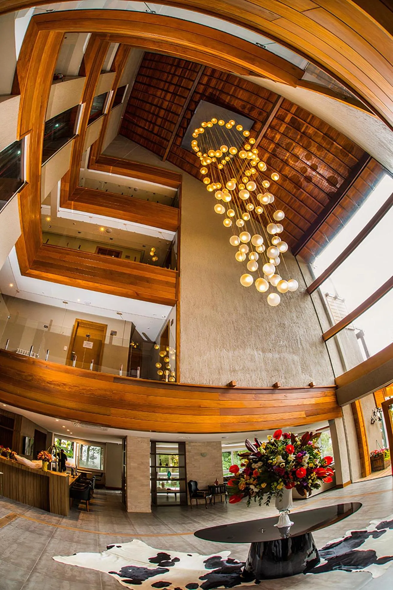 Lobby or reception in Hotel Refugio da Montanha