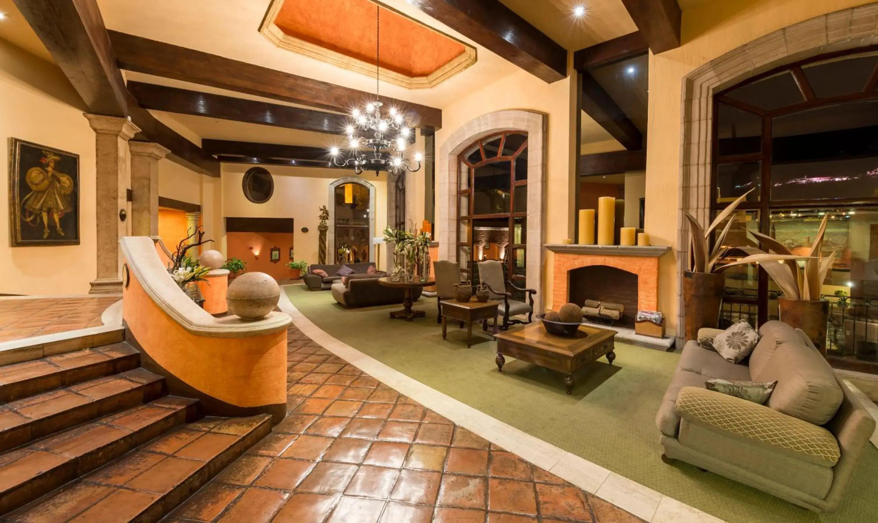 Lobby or reception in Quinta Real Zacatecas Lobby or reception in Quinta Real Zacatecas