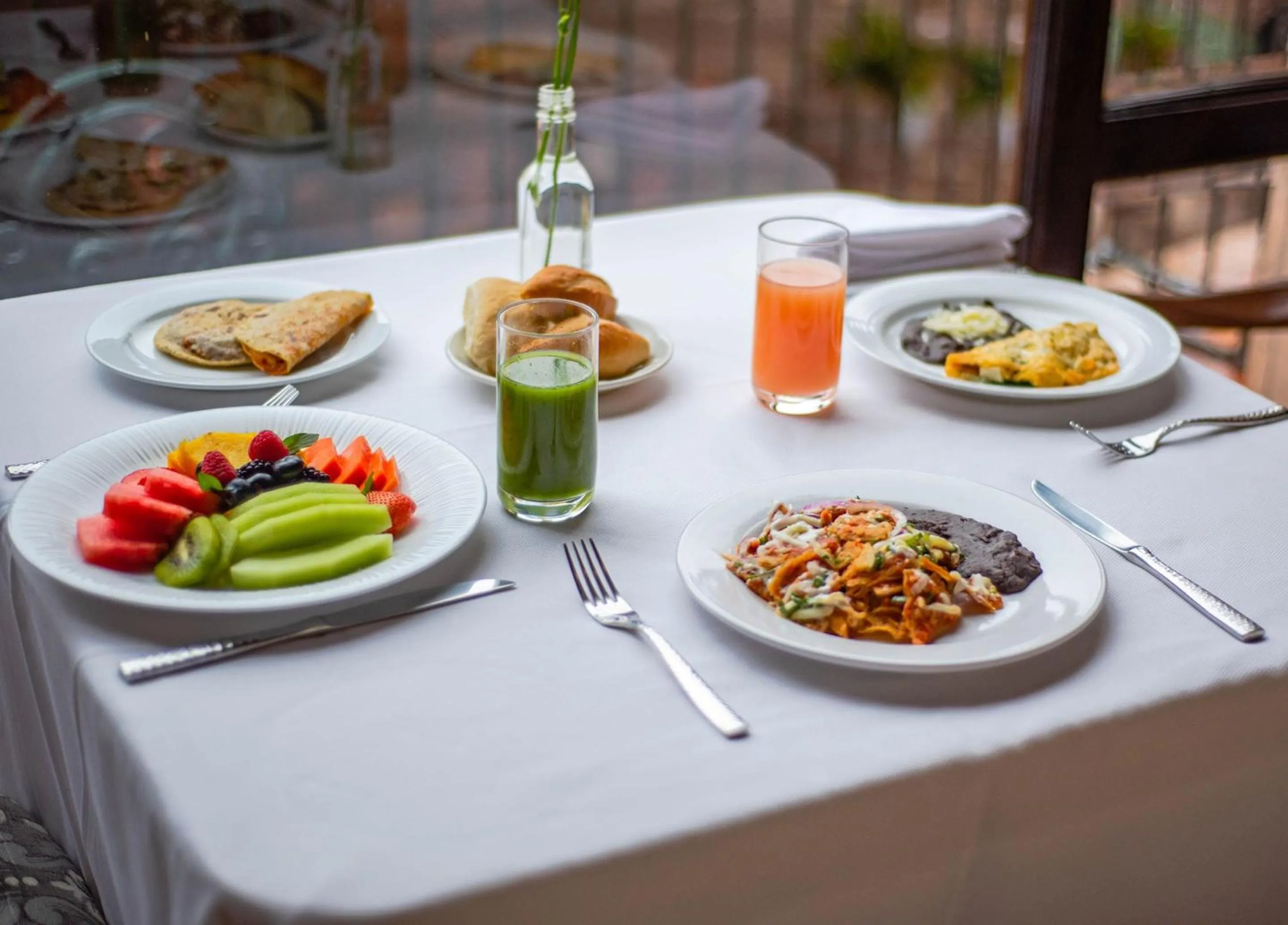 Breakfast in Quinta Real Zacatecas