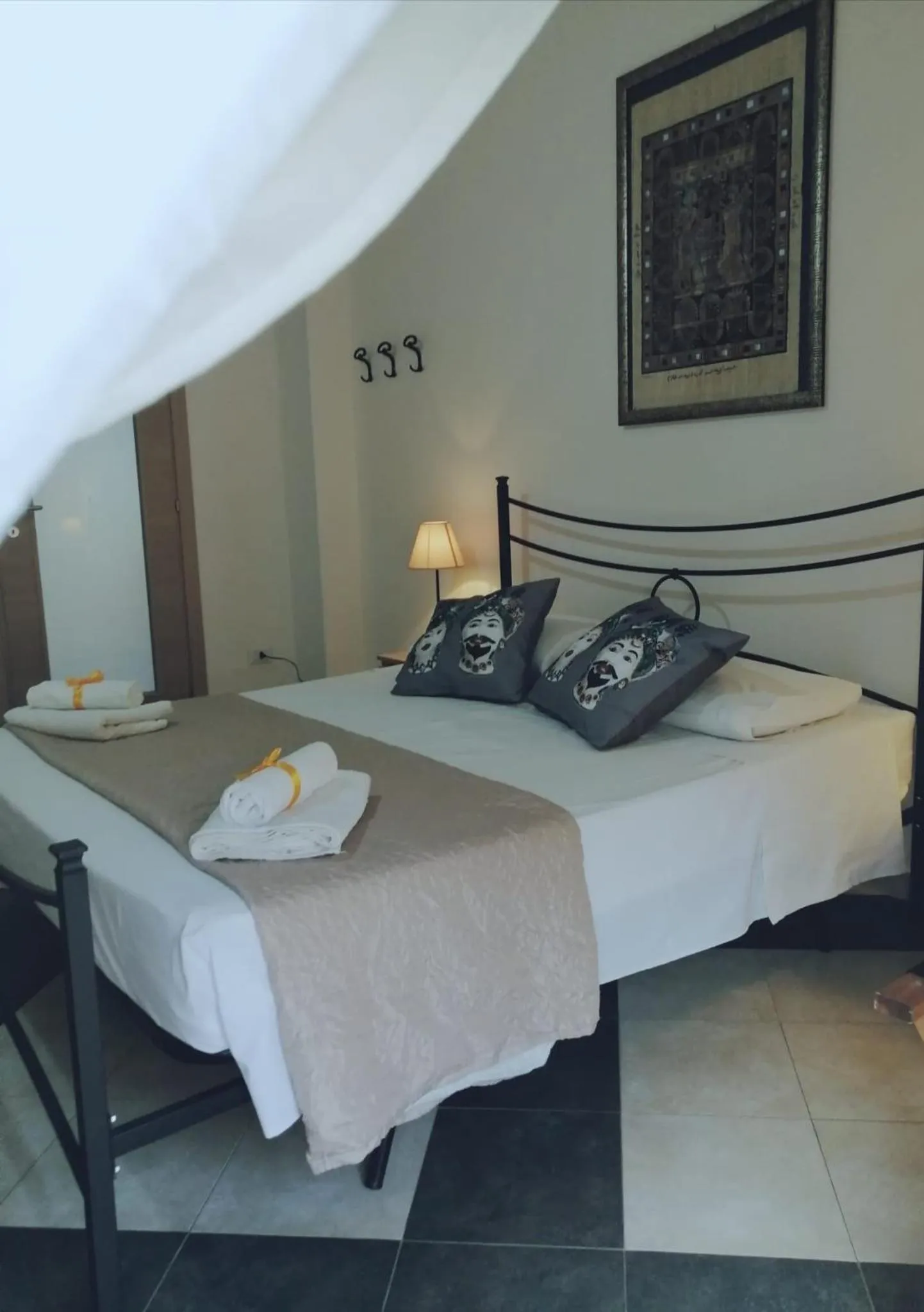 Bed in b & b Jasmine