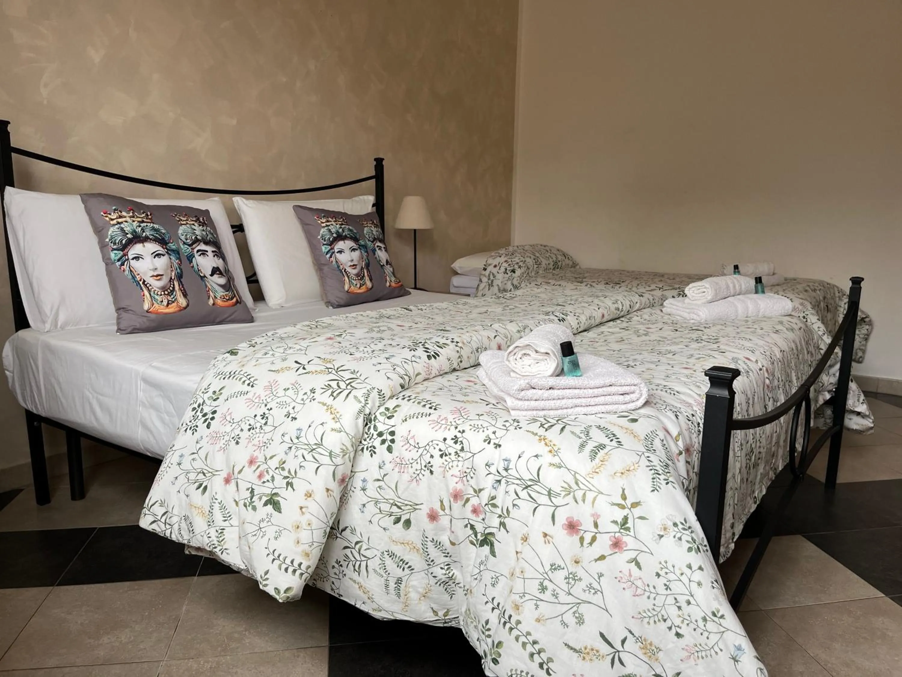 Bed in b & b Jasmine