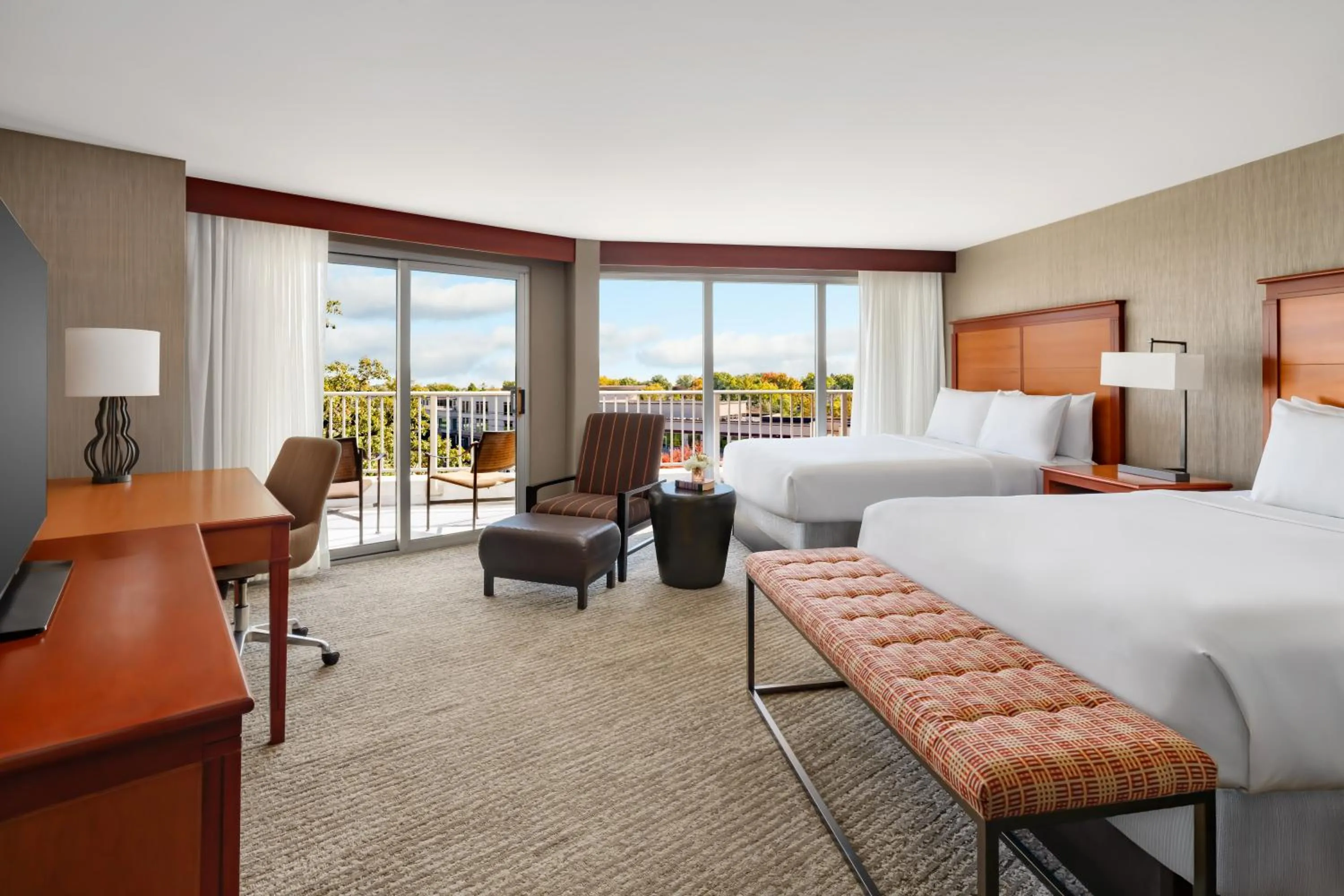 Bed in Eaglewood Resort & Spa