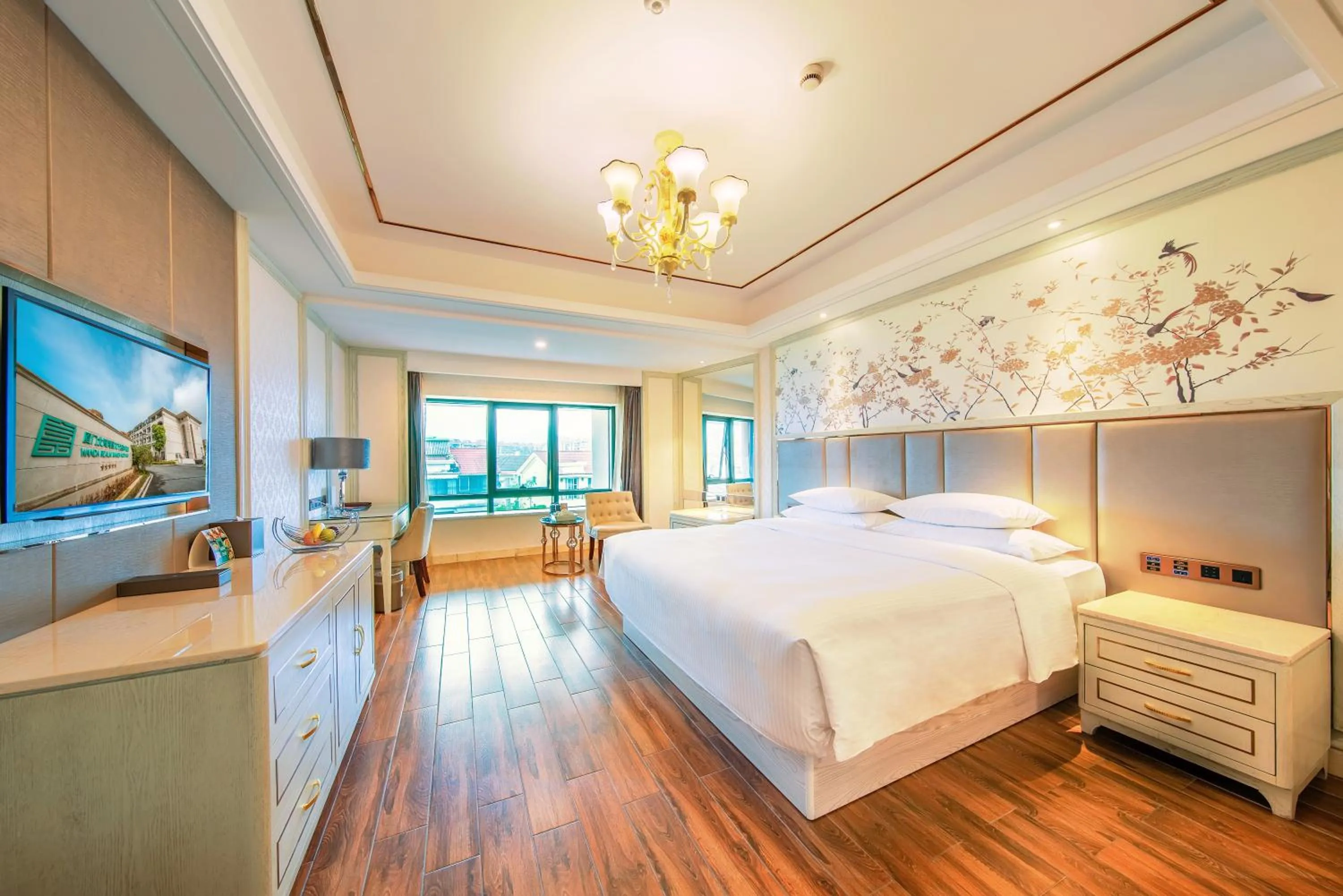 Bed in Wanda Realm Xiamen North Bay