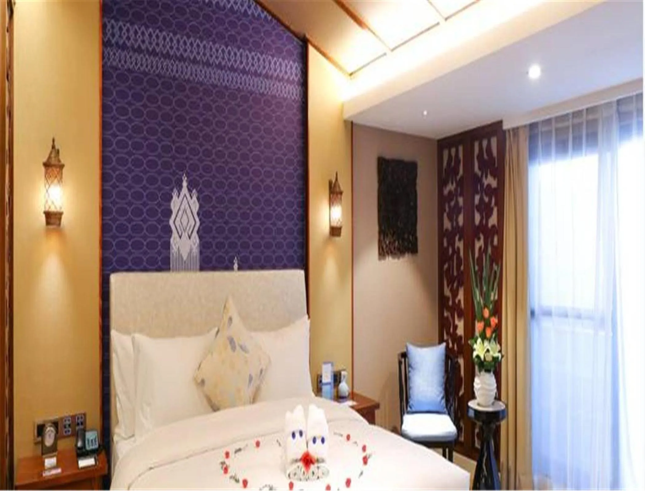 Bed in Wanda Realm Xiamen North Bay