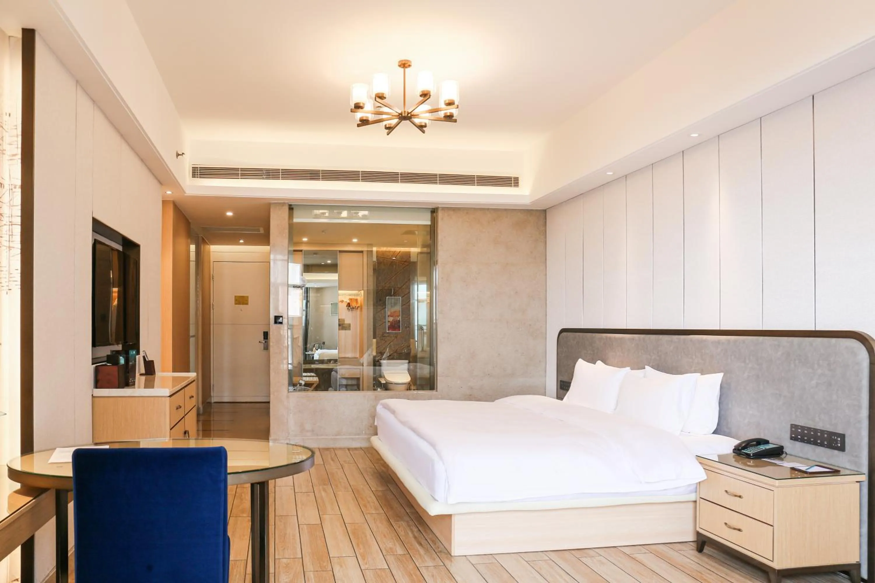 Bed in Wanda Realm Xiamen North Bay