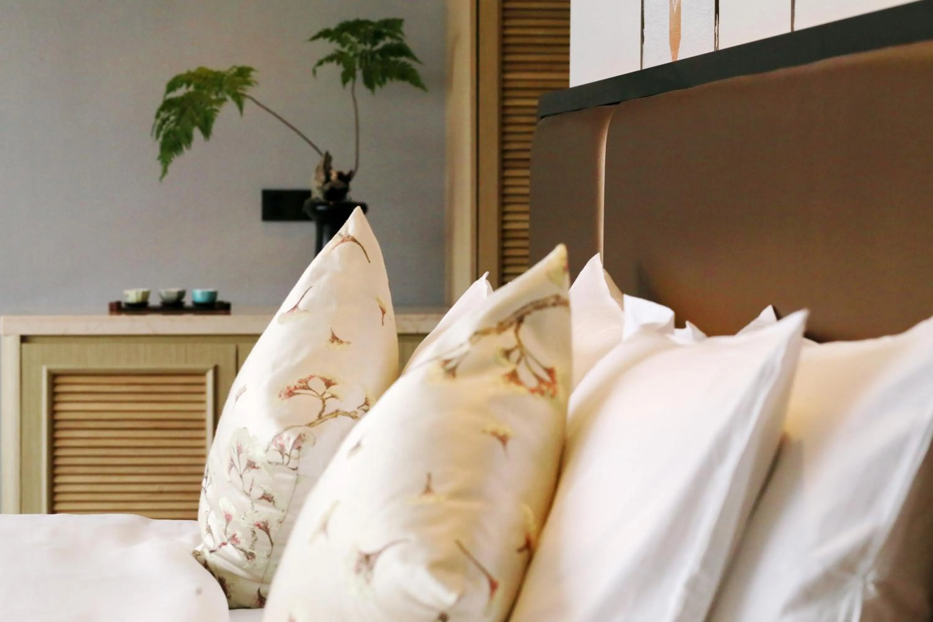 Bed in Wanda Realm Xiamen North Bay