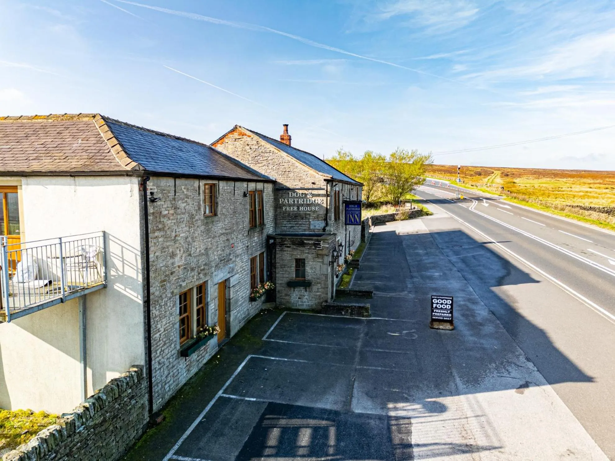 Property building in The Dog and Partridge