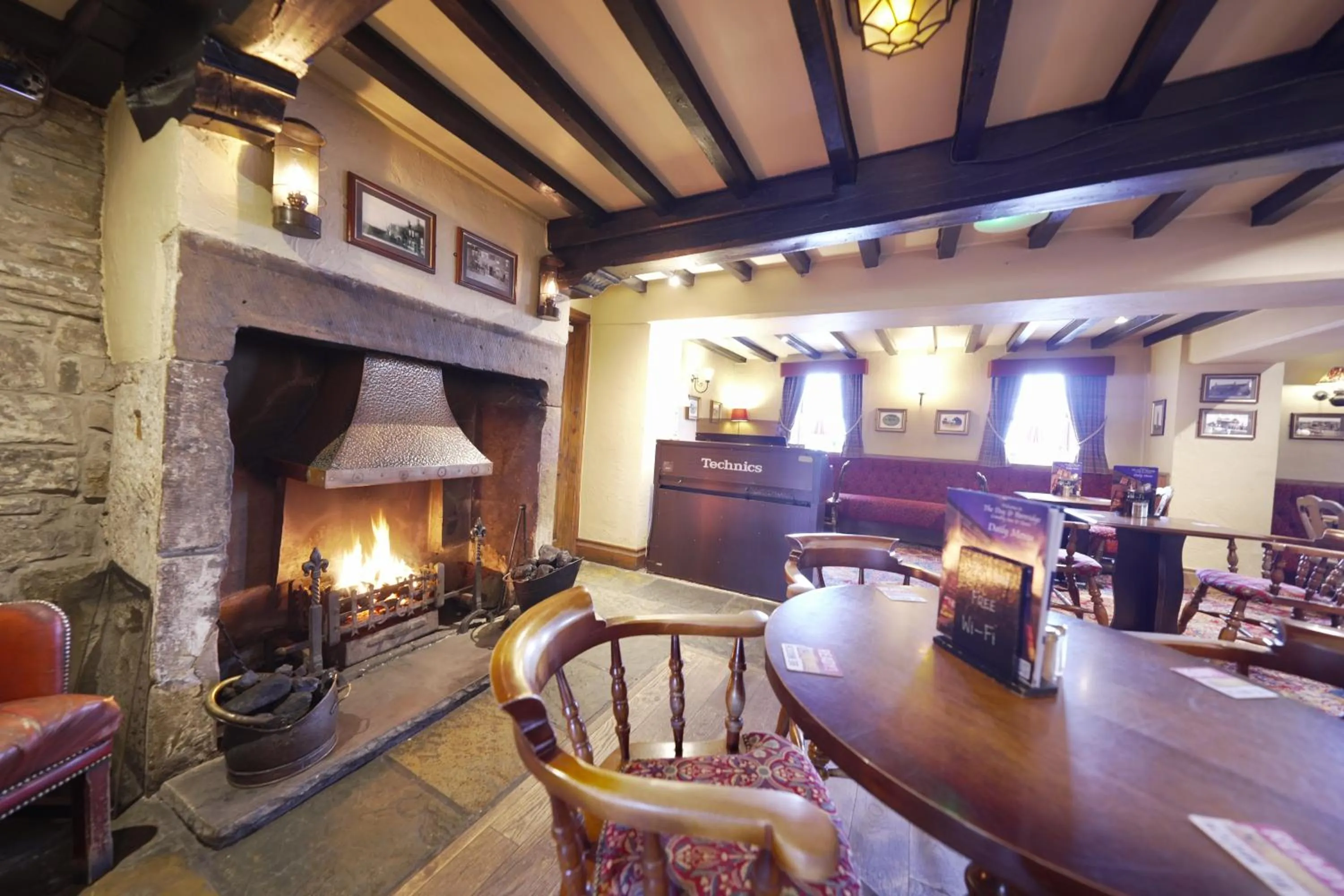 Seating area in The Dog and Partridge