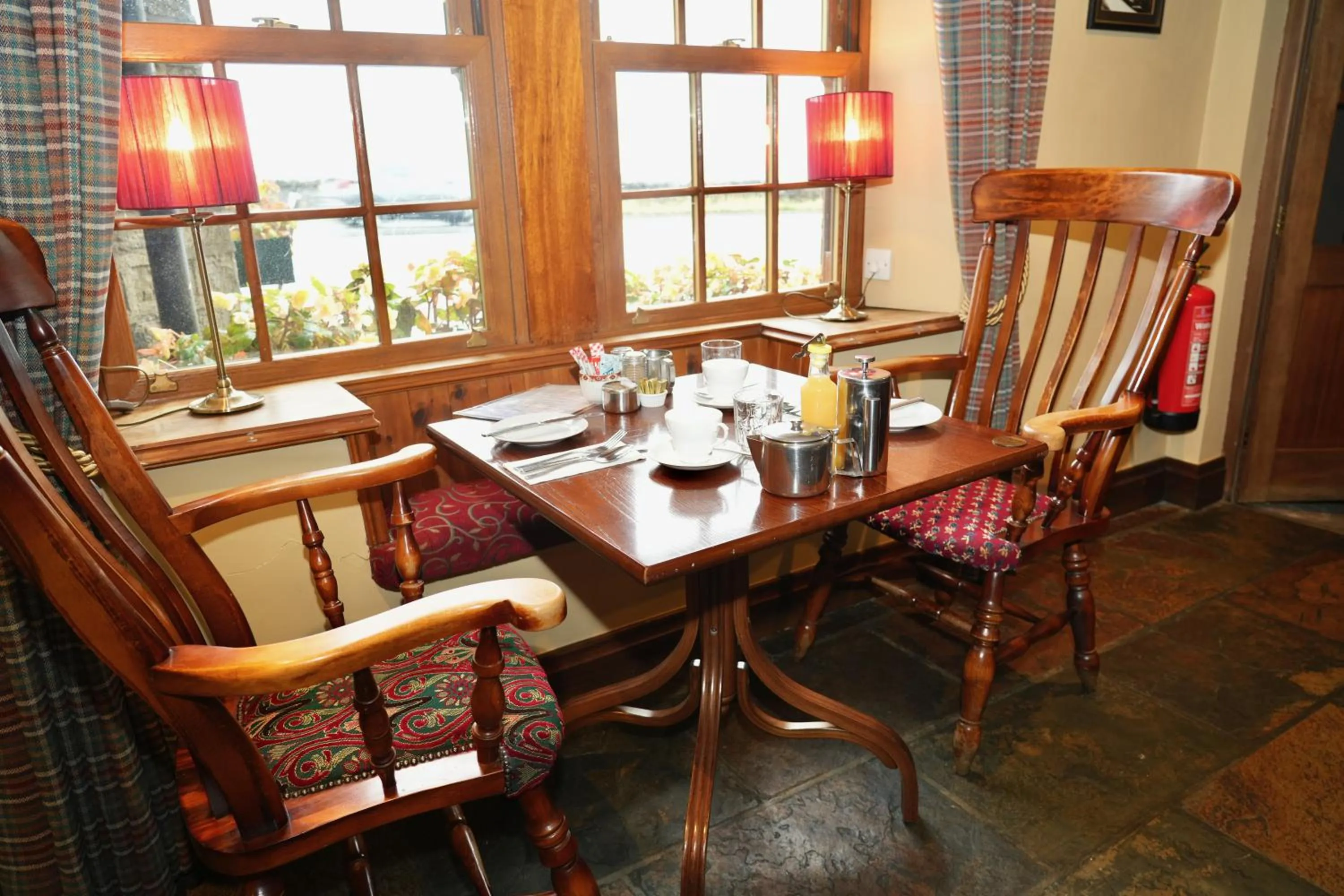 Seating area in The Dog and Partridge