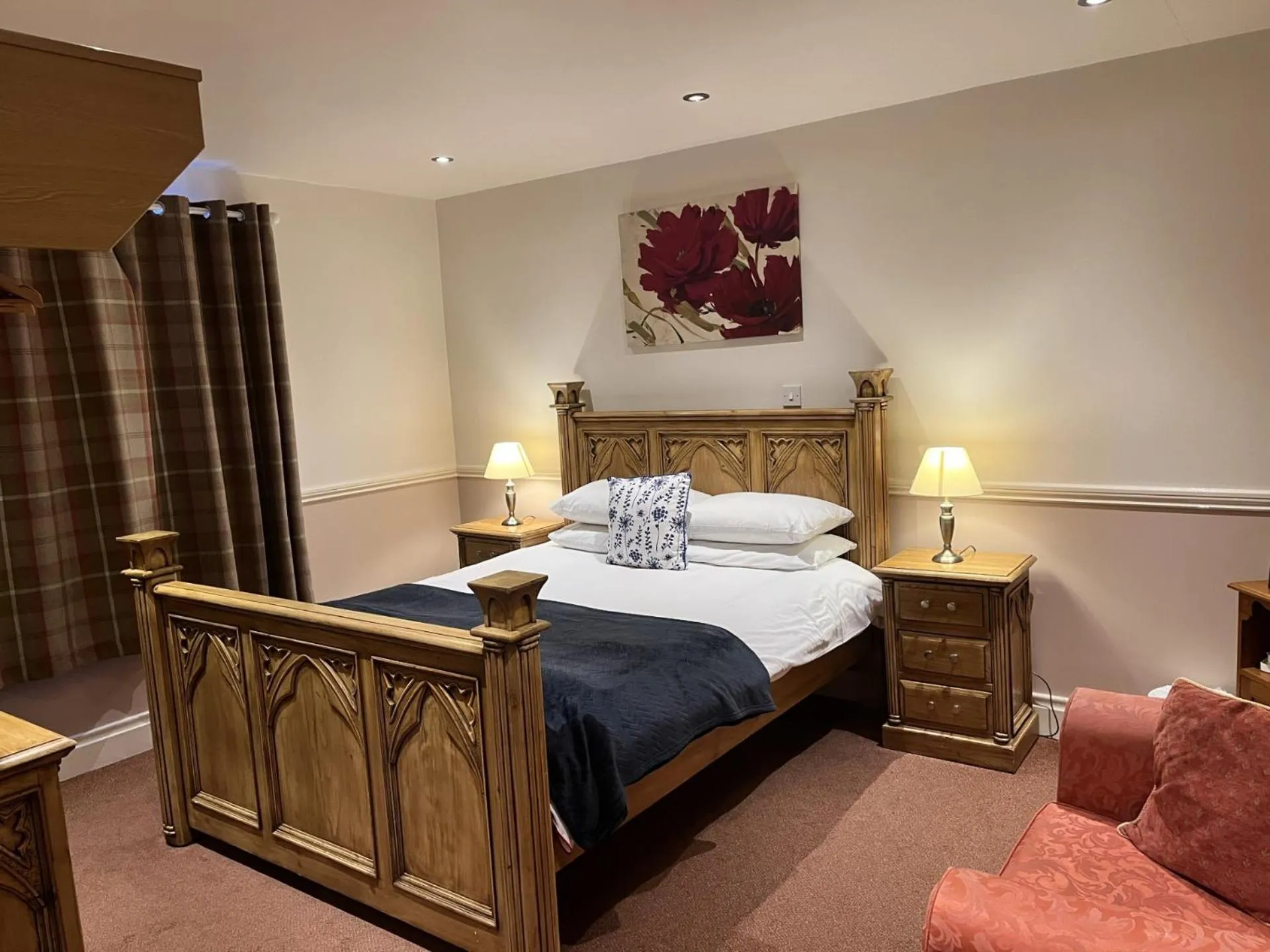 Bed in The Dog and Partridge