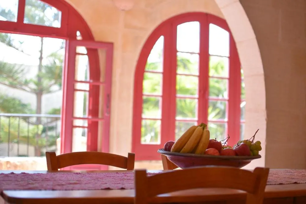Decorative detail in Shanti Ghar Gozo