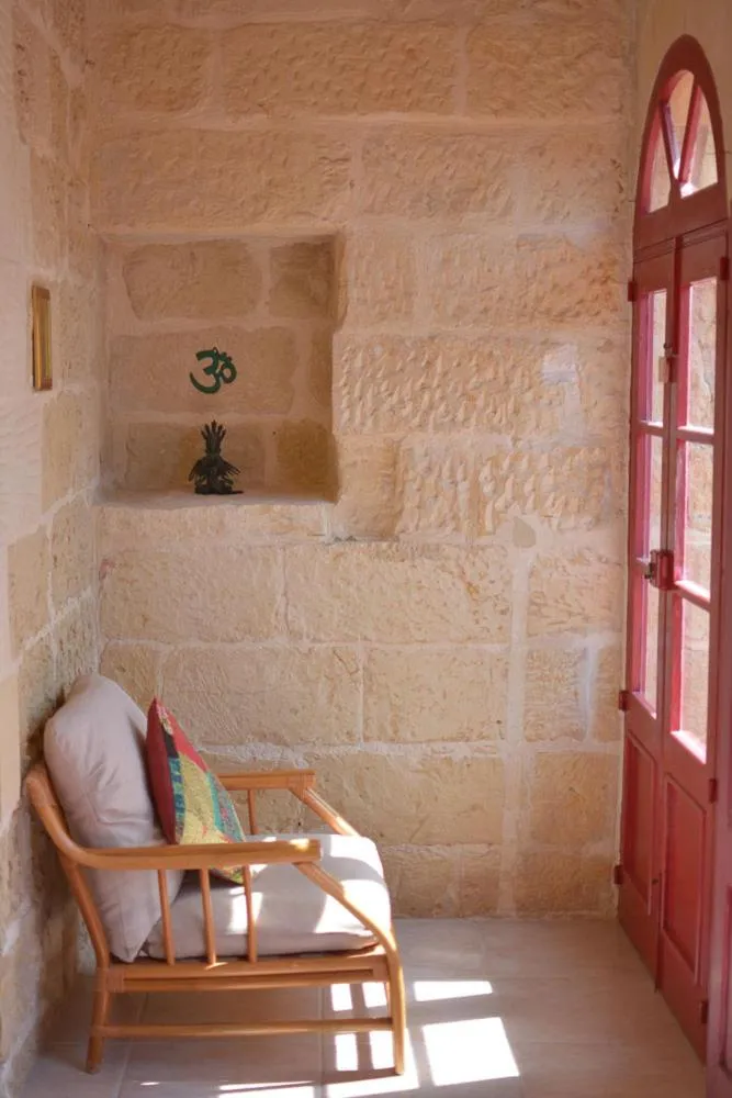 Living room in Shanti Ghar Gozo