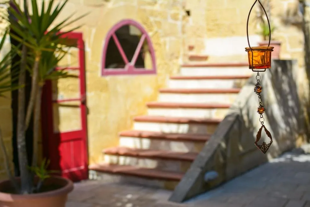 Decorative detail in Shanti Ghar Gozo