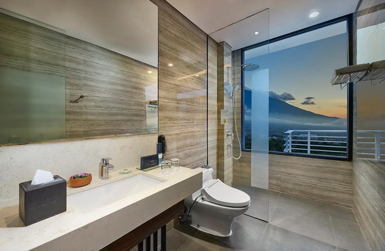 Bathroom in Golden Tulip Holland Resort Batu Bathroom in Golden Tulip Holland Resort Batu