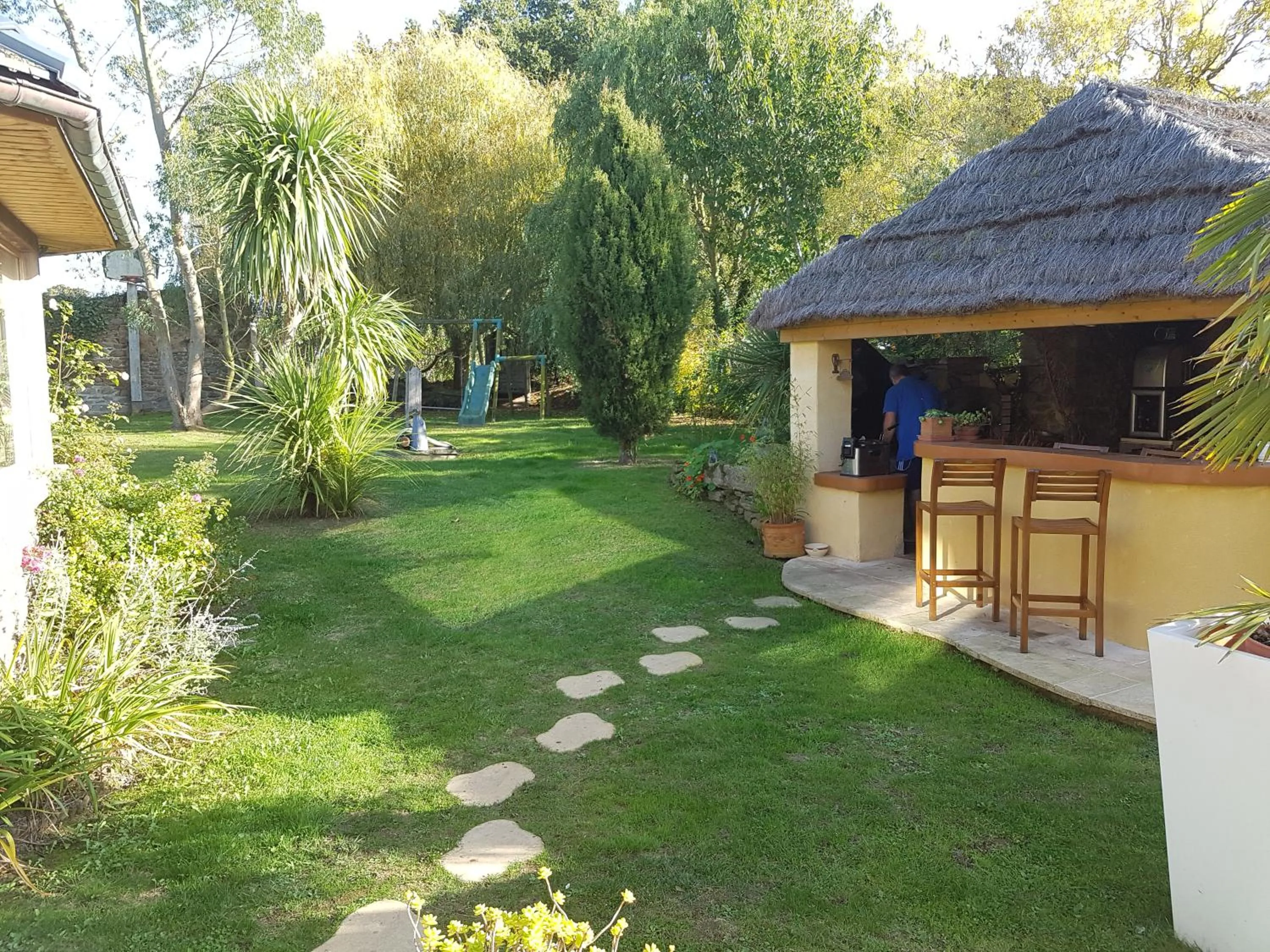 Patio in B&B Lou Mas