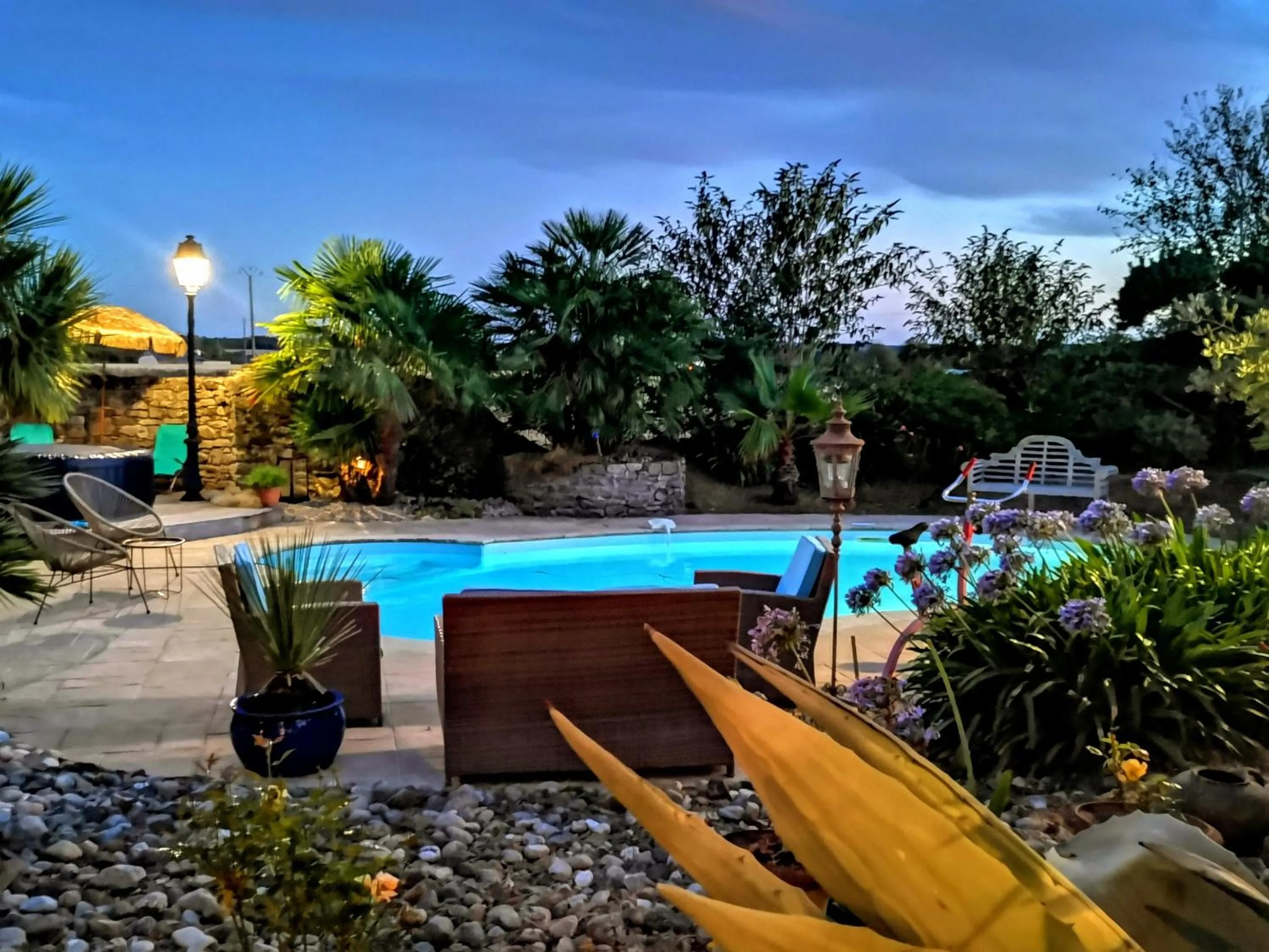 Balcony/Terrace in B&B Lou Mas