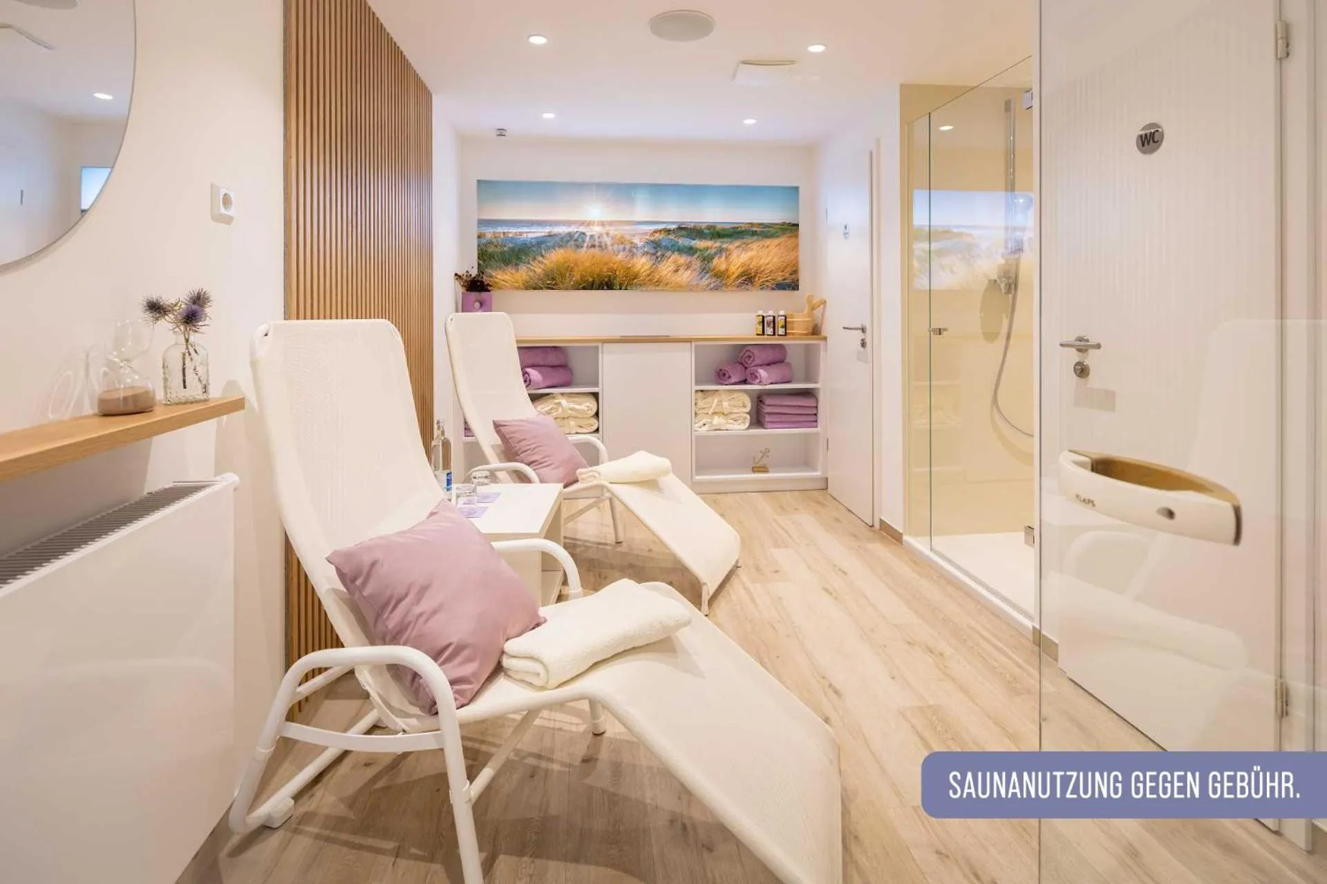 Sauna in Hotel Stranddistel