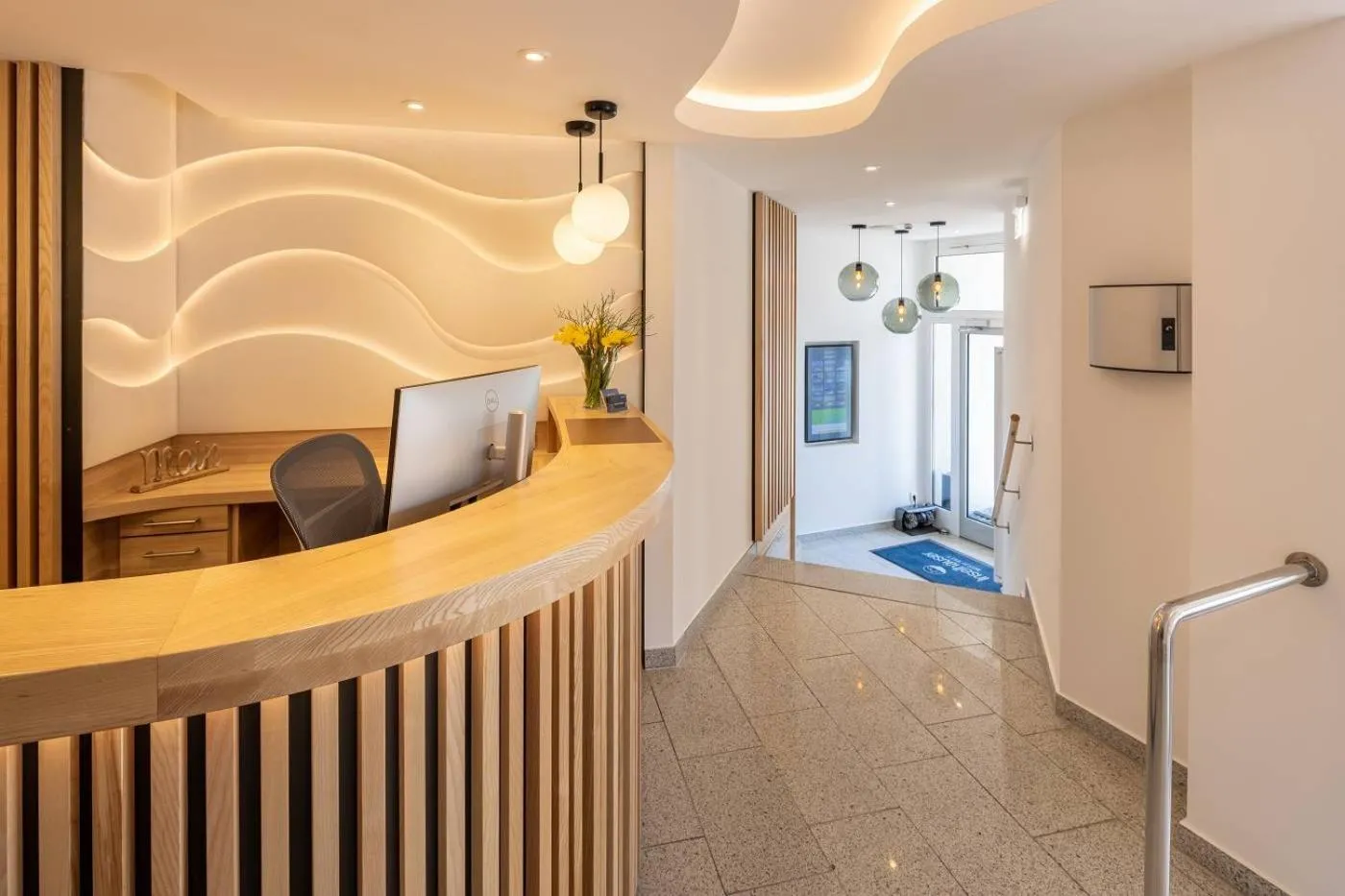 Lobby or reception in Hotel Stranddistel