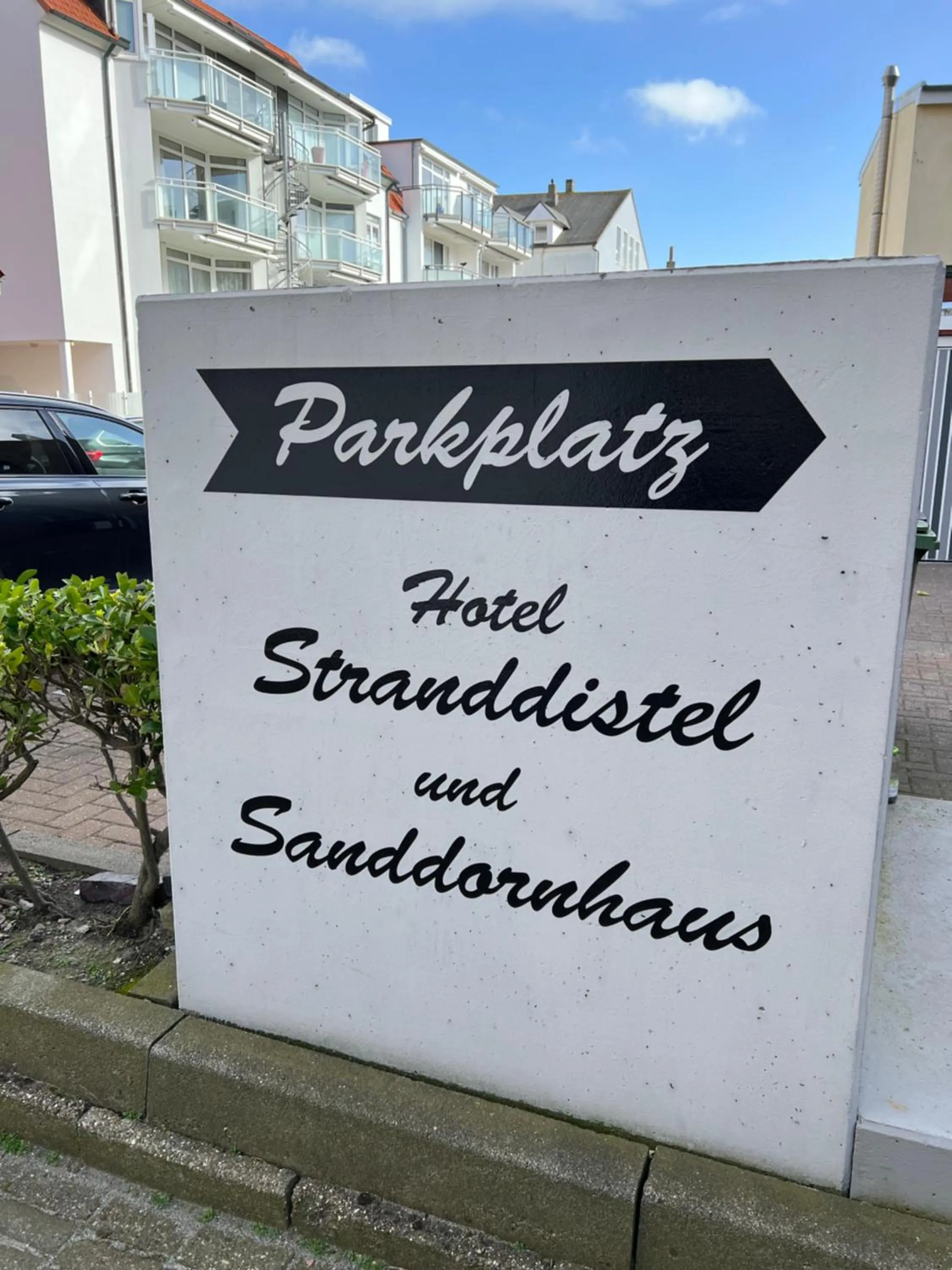 Parking in Hotel Stranddistel
