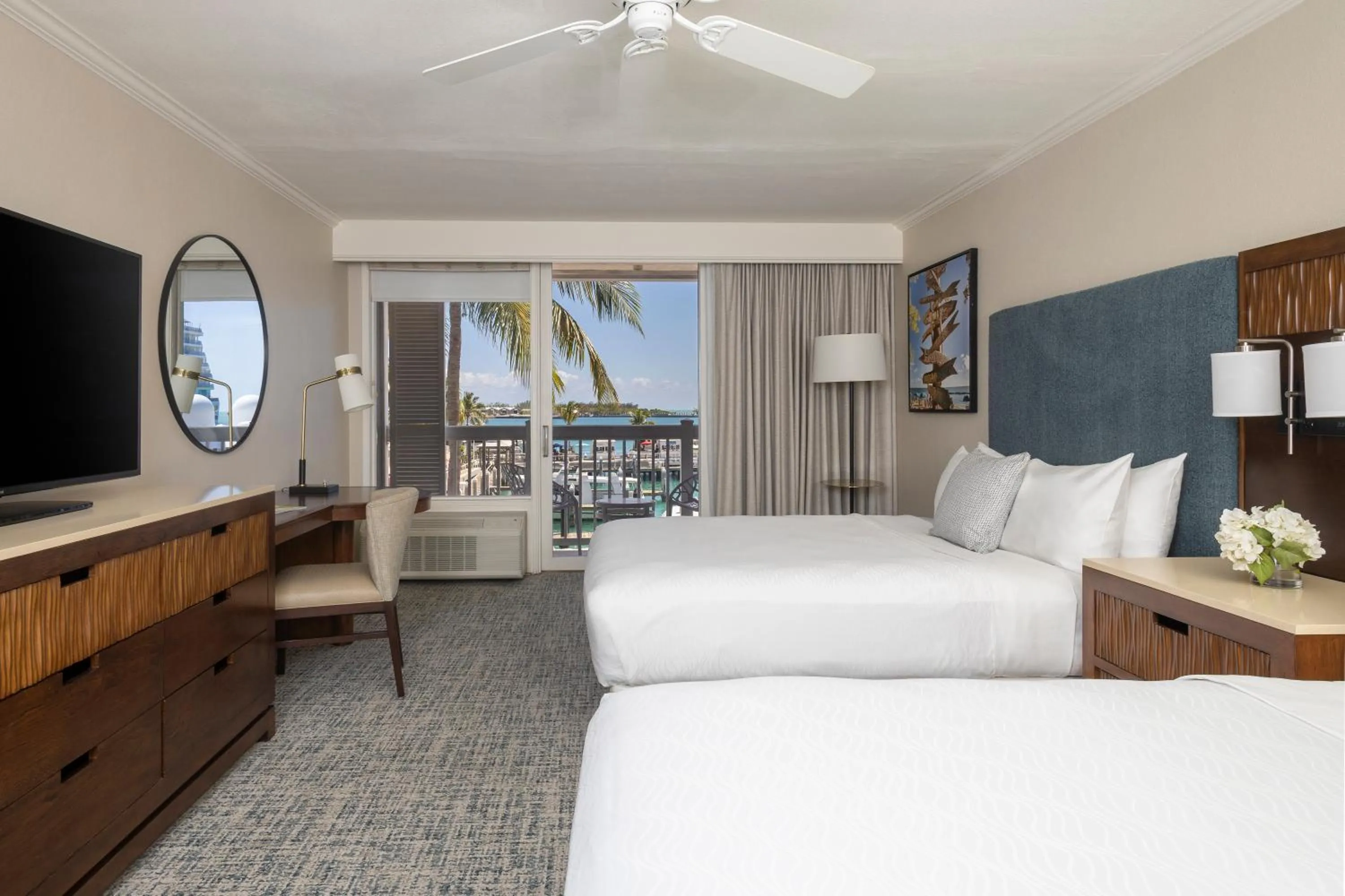 Bed in Opal Key Resort & Marina