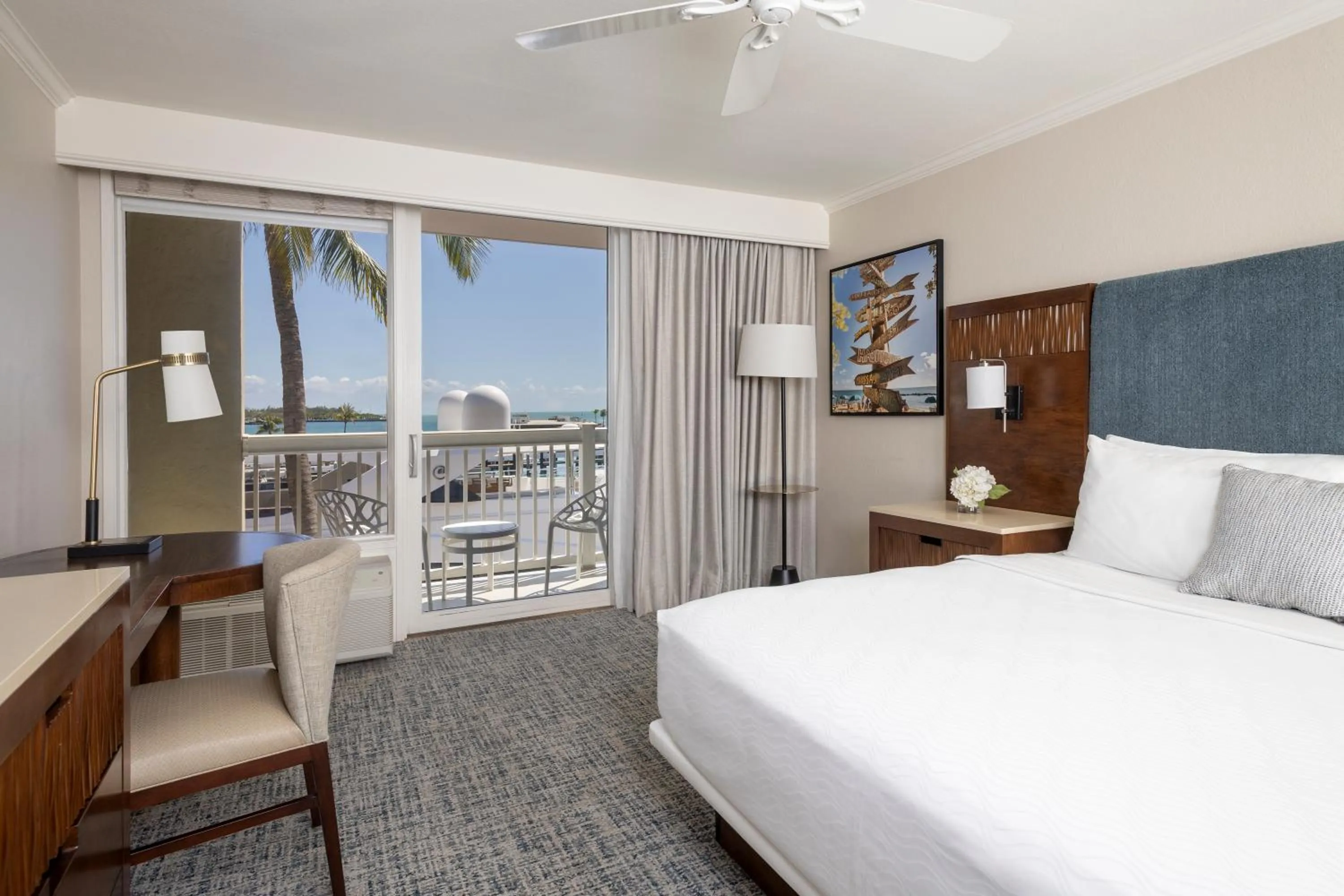 Bed in Opal Key Resort & Marina