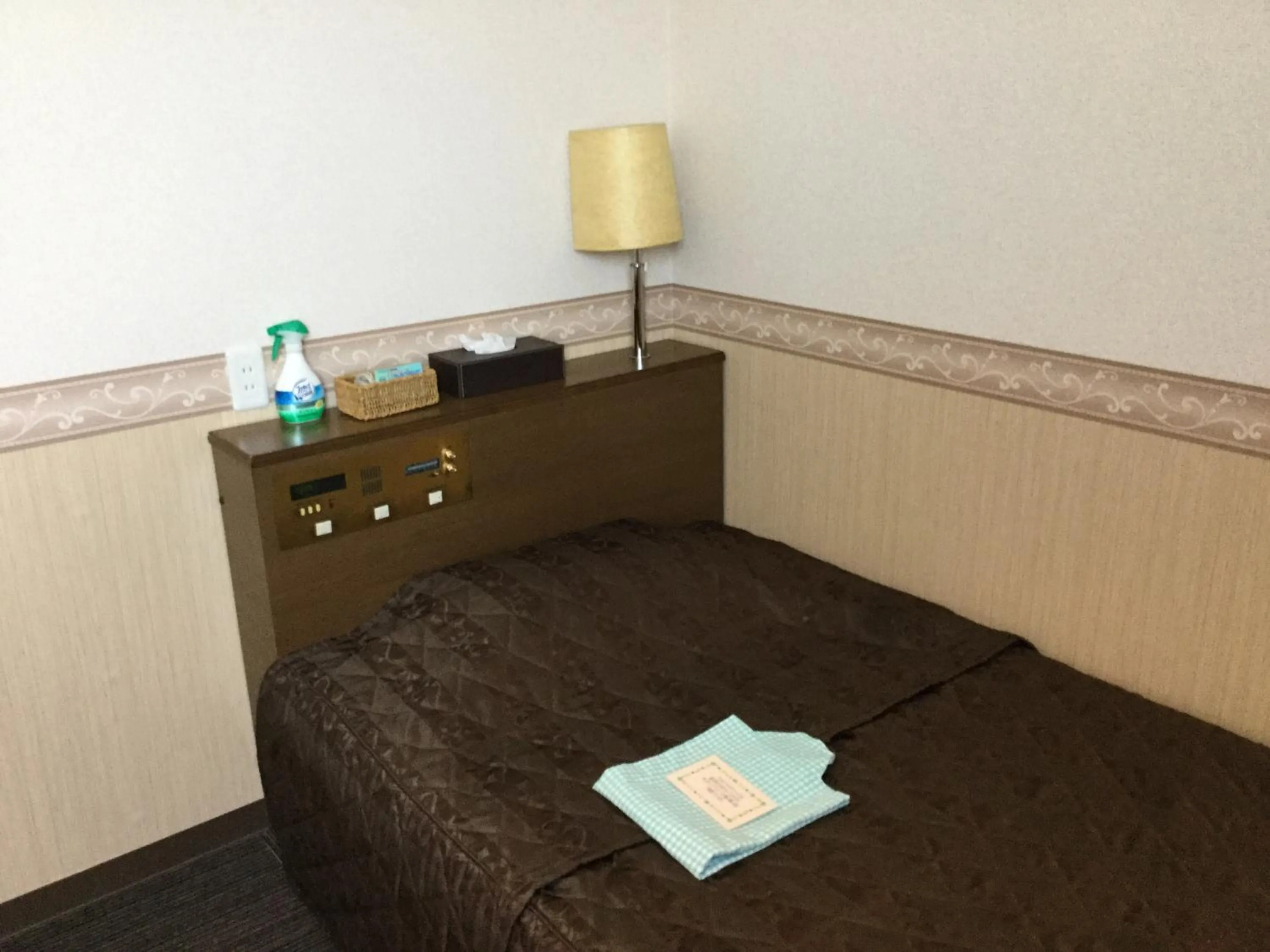 Bed in Maebashi Business Hotel Luka