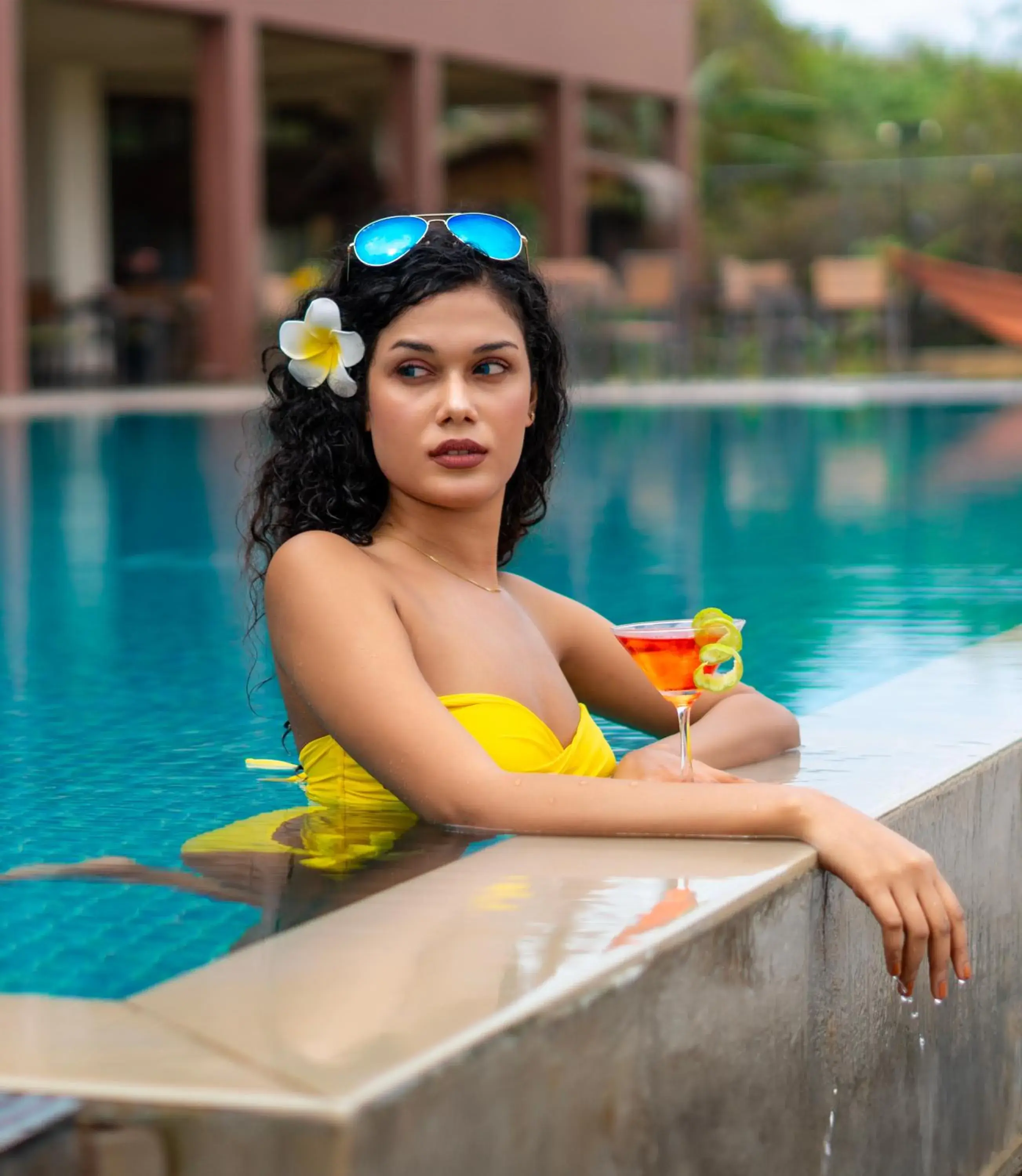 Pool view in Sooriya Resort & Spa Pool view in Sooriya Resort & Spa