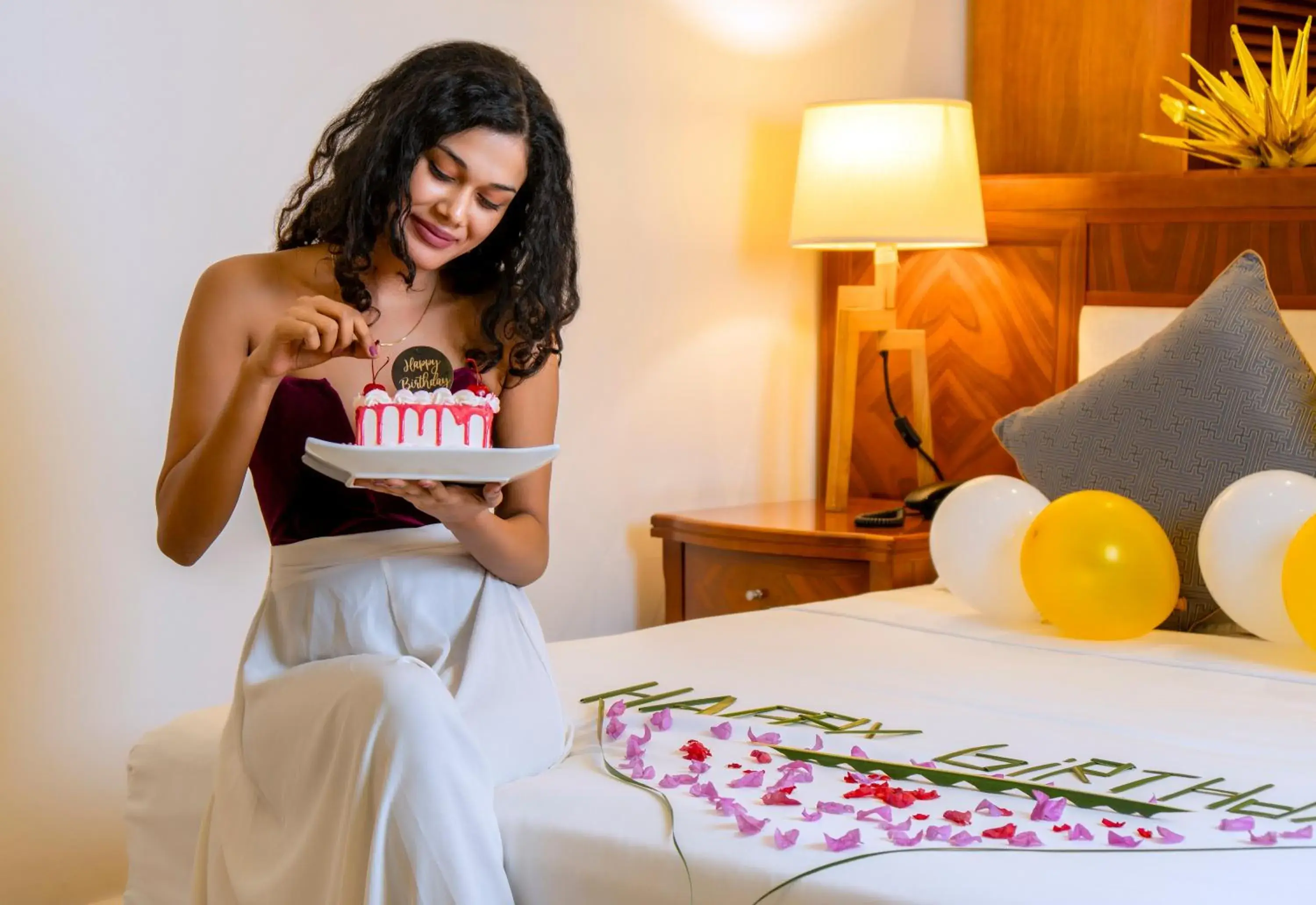 Bed in Sooriya Resort & Spa Bed in Sooriya Resort & Spa