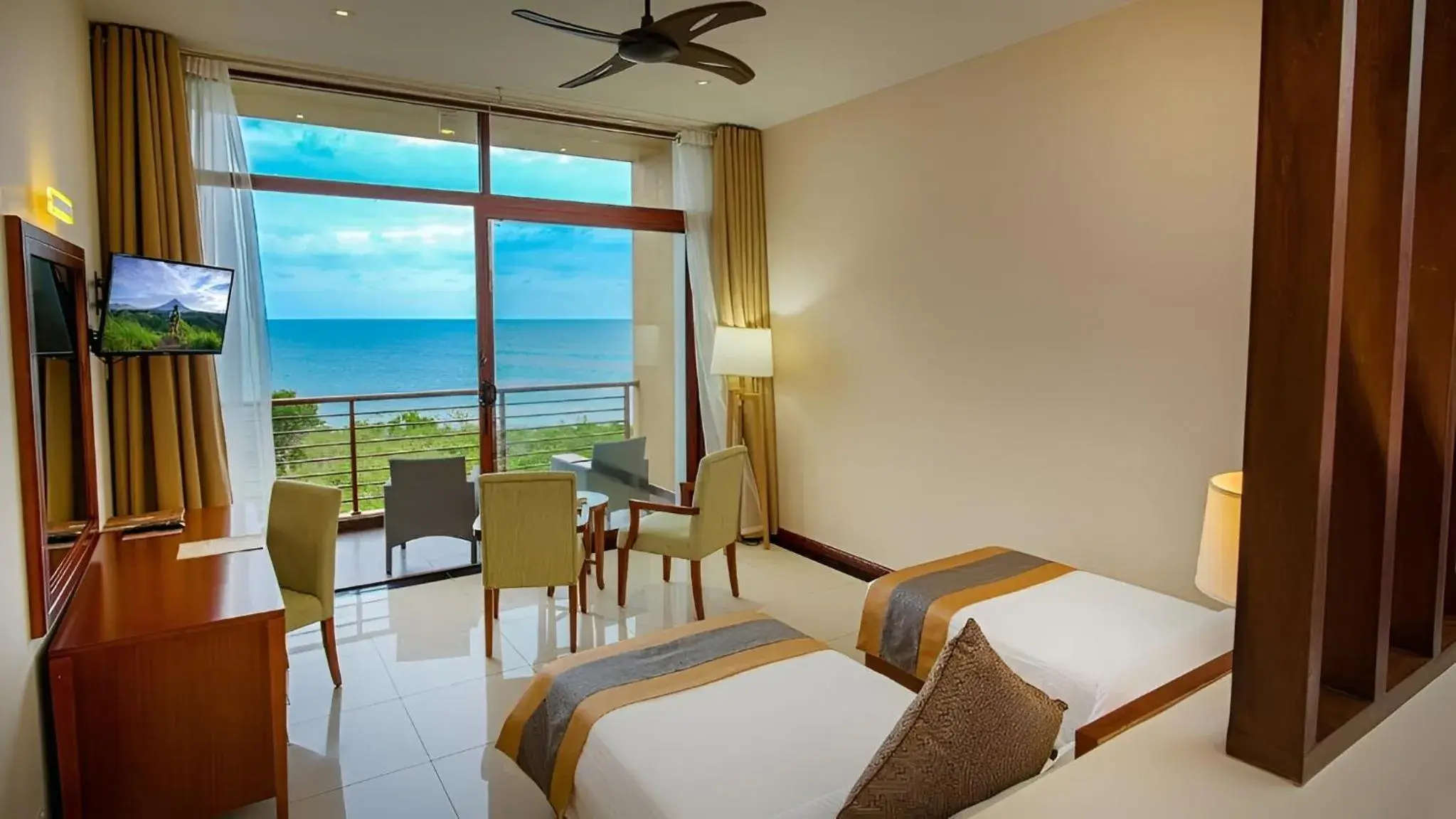 View (from property/room), Bed in Sooriya Resort & Spa View (from property/room), Bed in Sooriya Resort & Spa