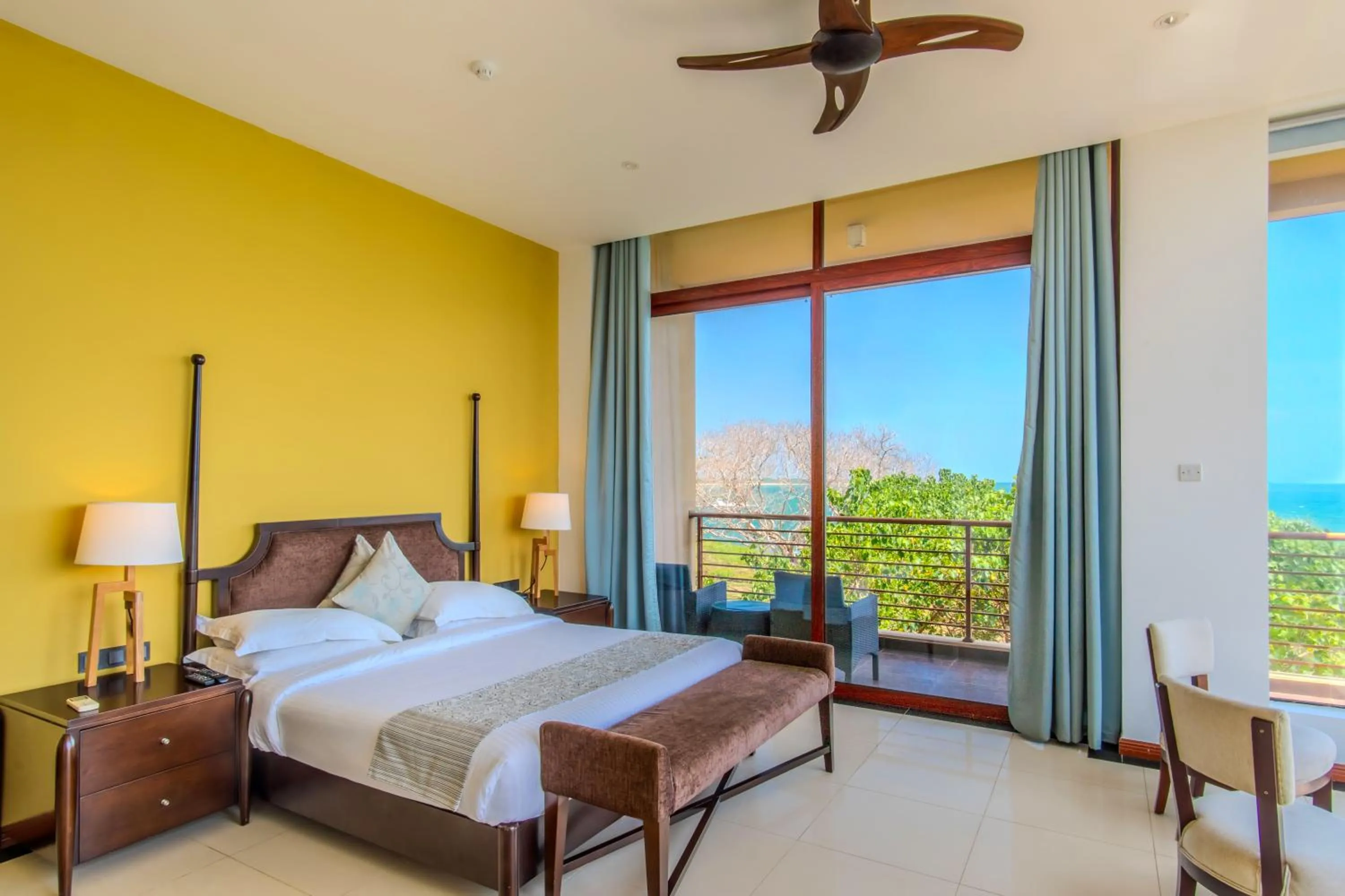 Bed in Sooriya Resort & Spa