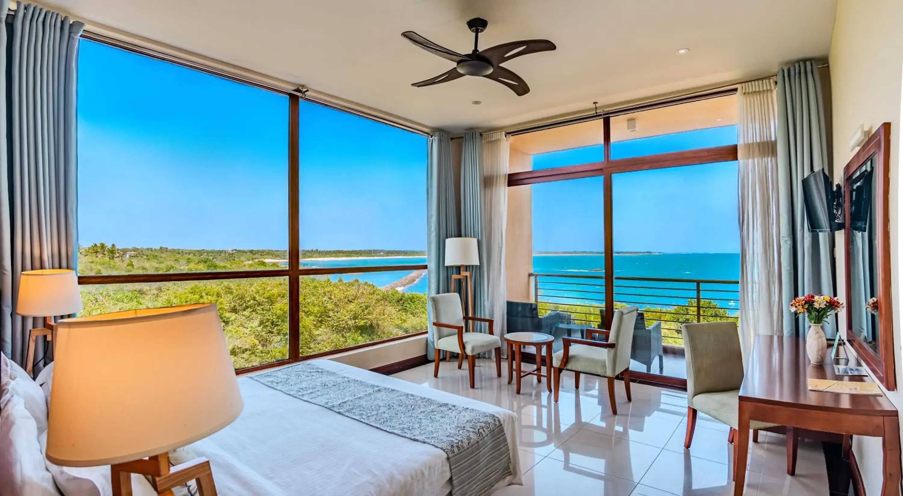 Bed in Sooriya Resort & Spa Bed in Sooriya Resort & Spa