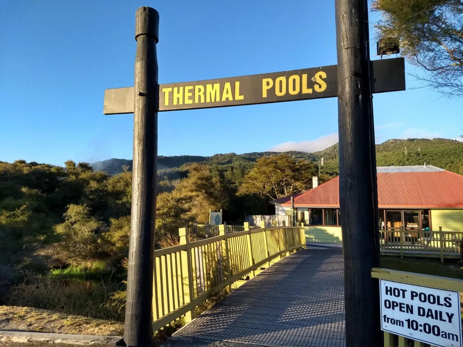 Natural landscape in Tokaanu Lodge Motel