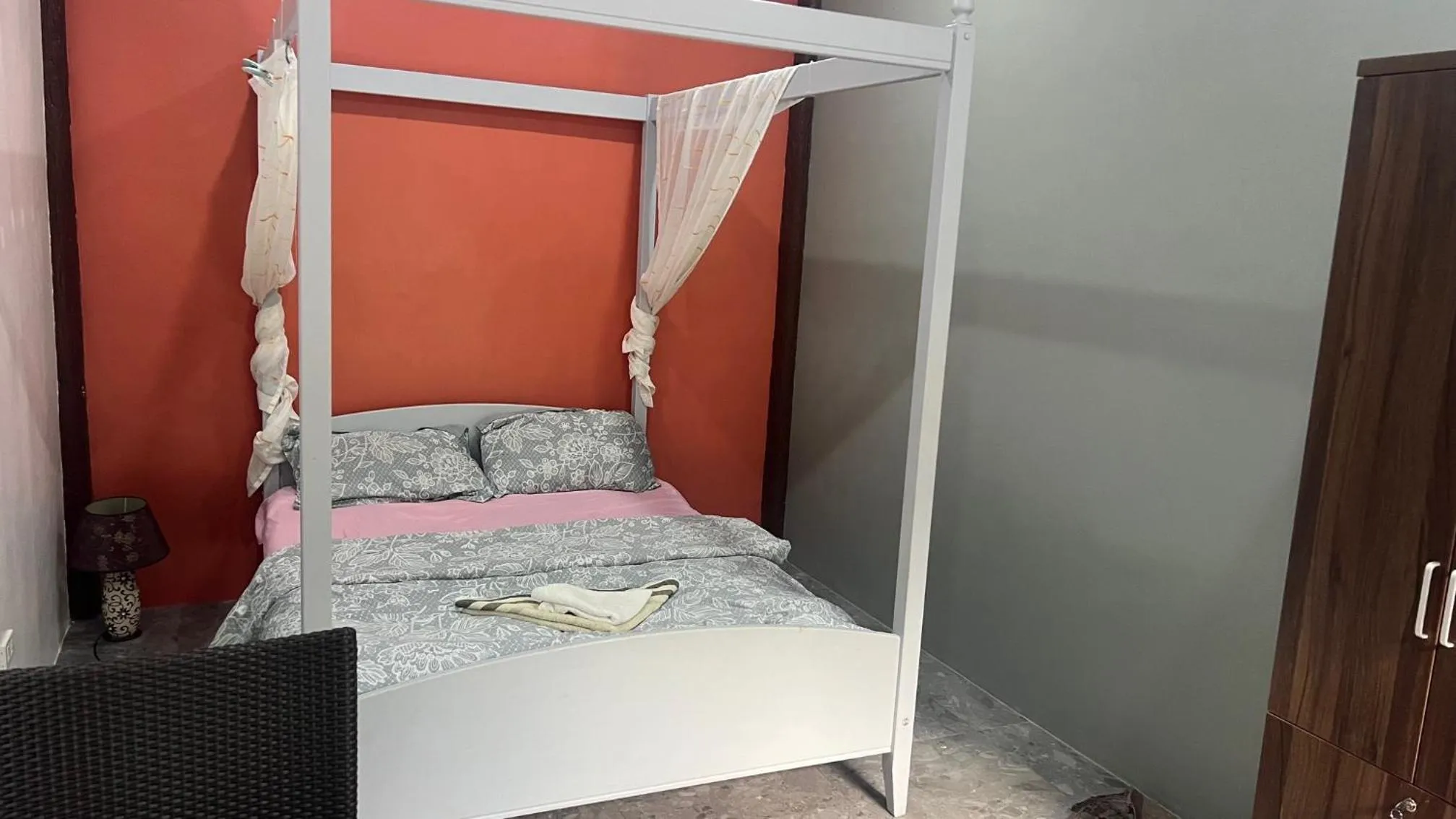 Bed in Cabilao Sunset Dive & Beach Resort