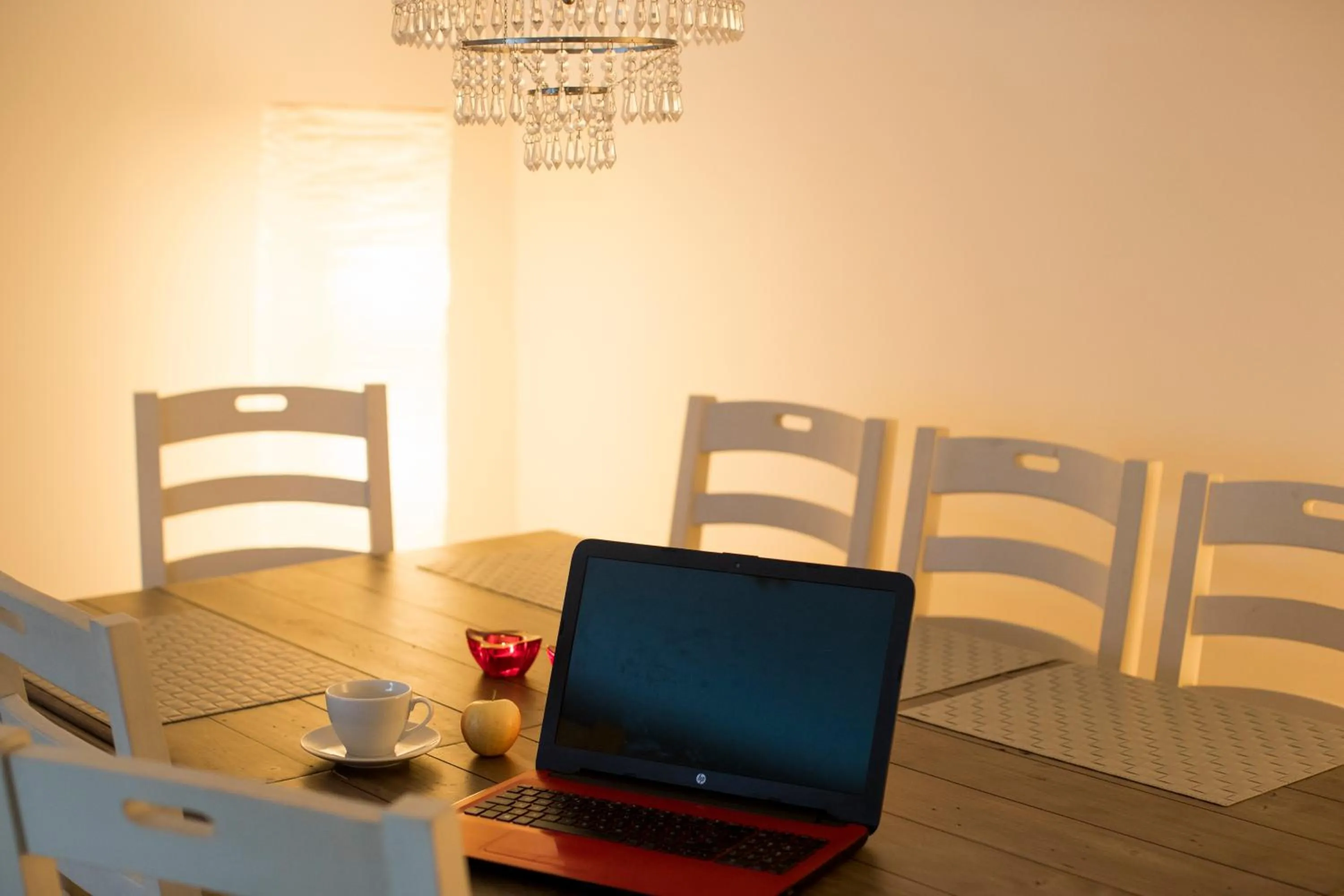 Patio in Klintvägen Apartments