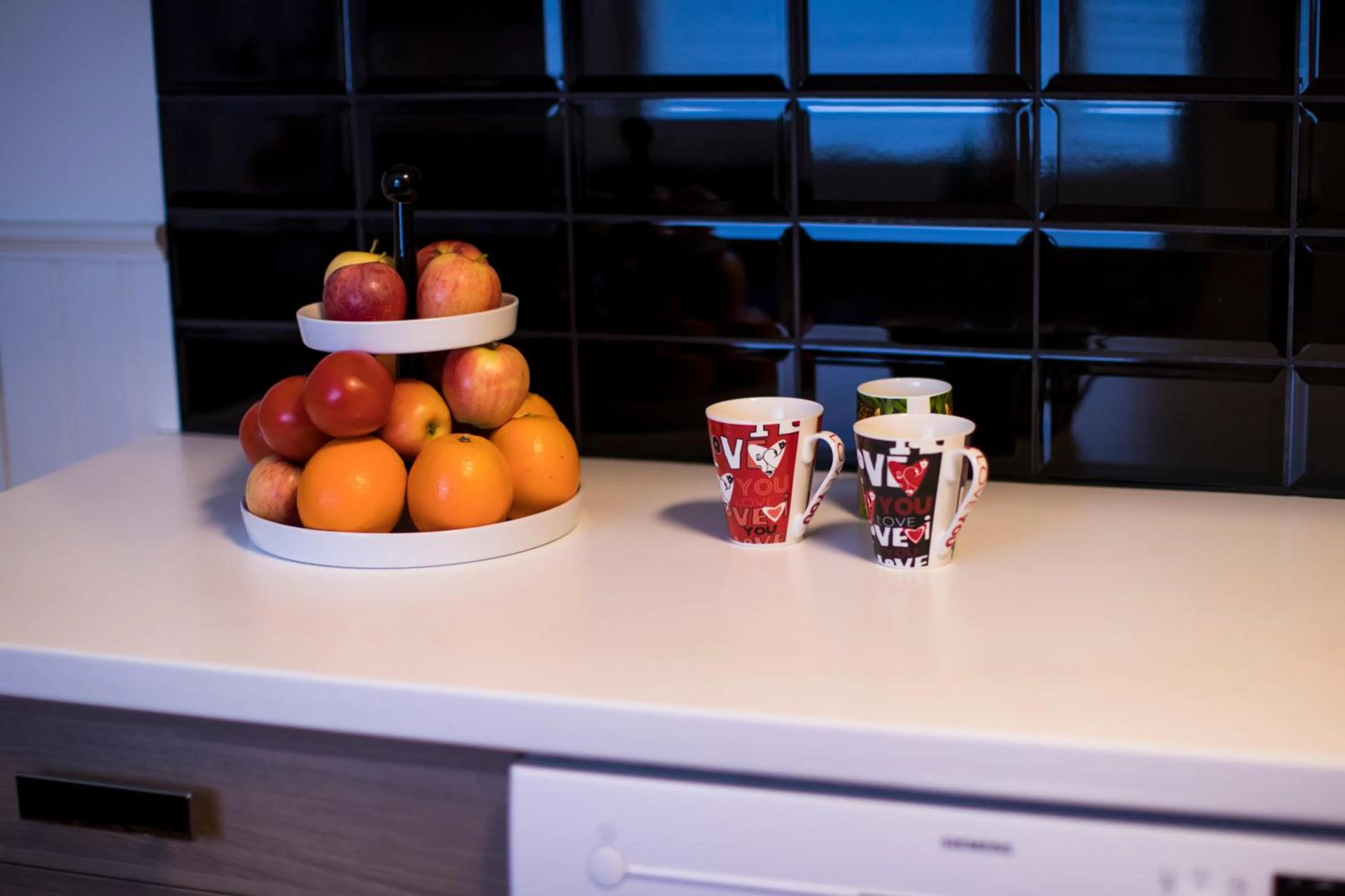 Patio in Klintvägen Apartments