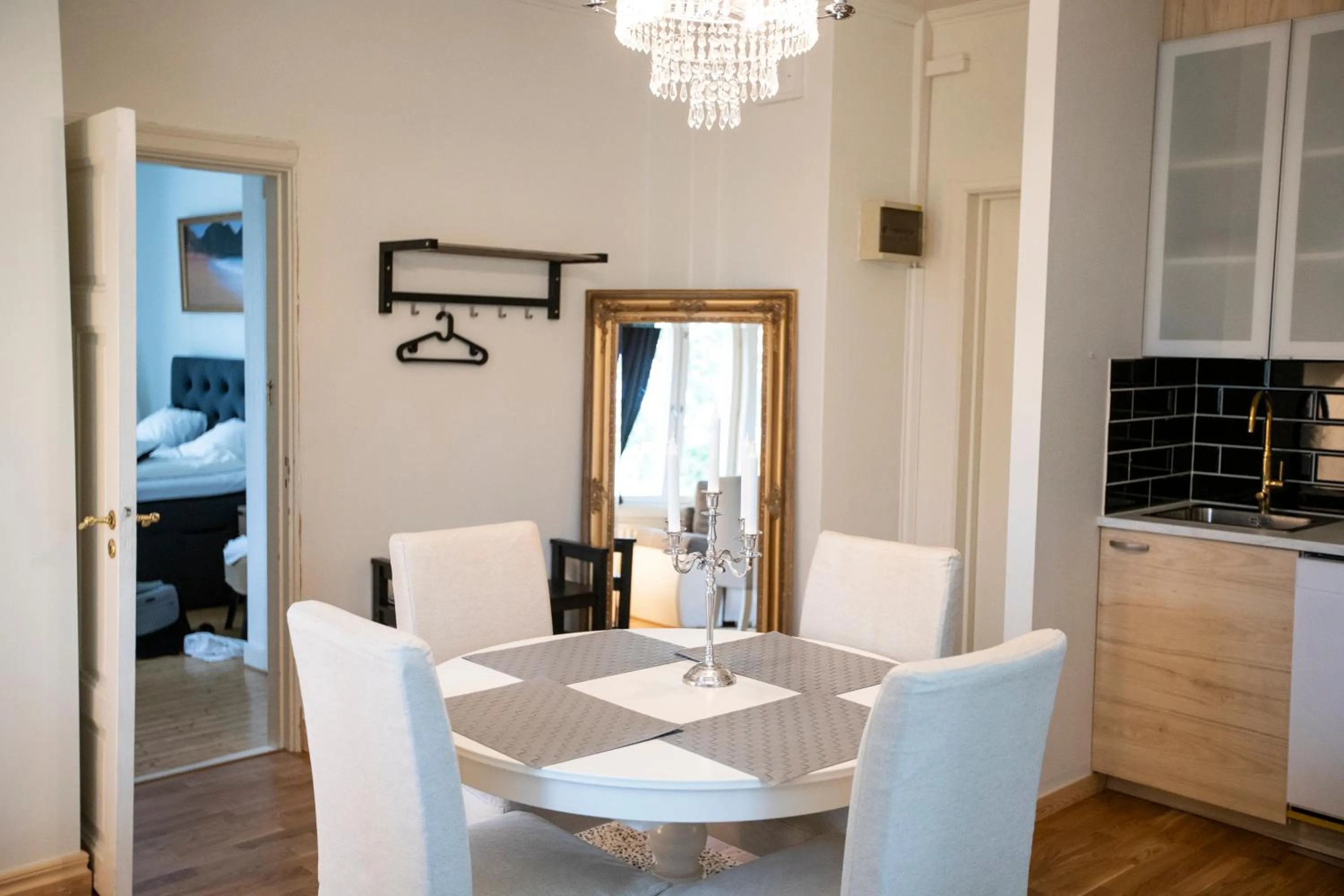 Shower in Klintvägen Apartments