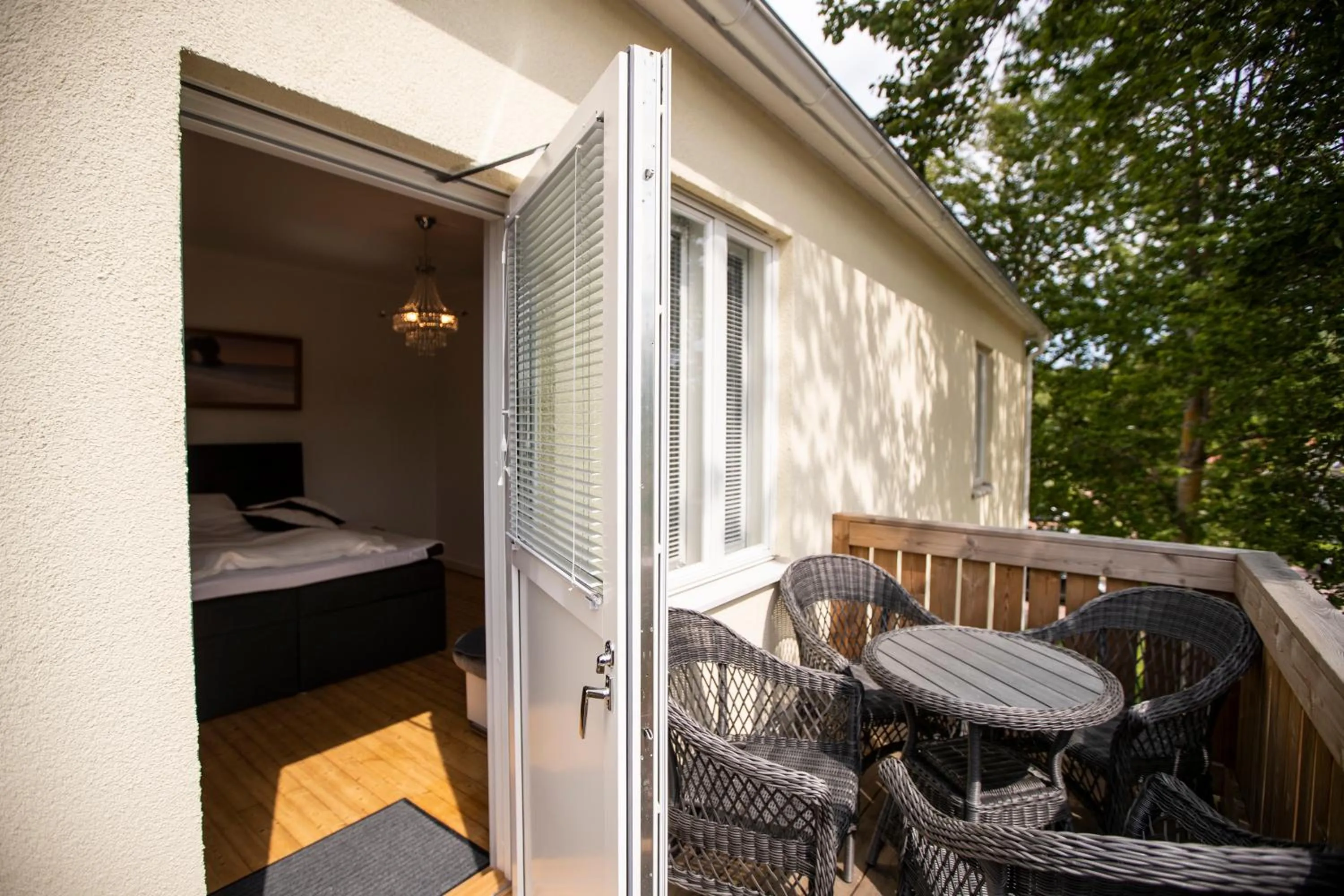 Shower in Klintvägen Apartments