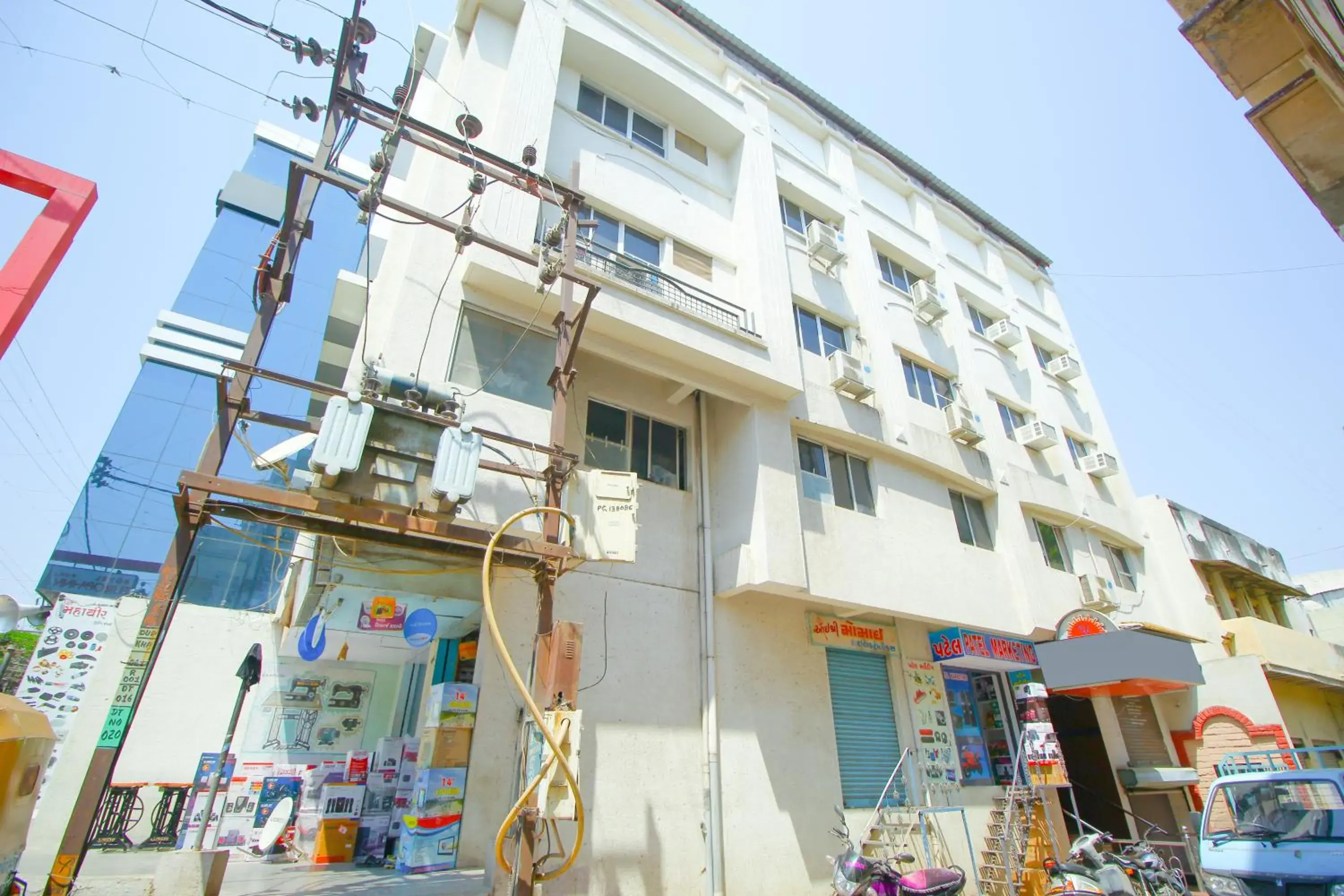 Property building in Hotel Upasana Property building in Hotel Upasana