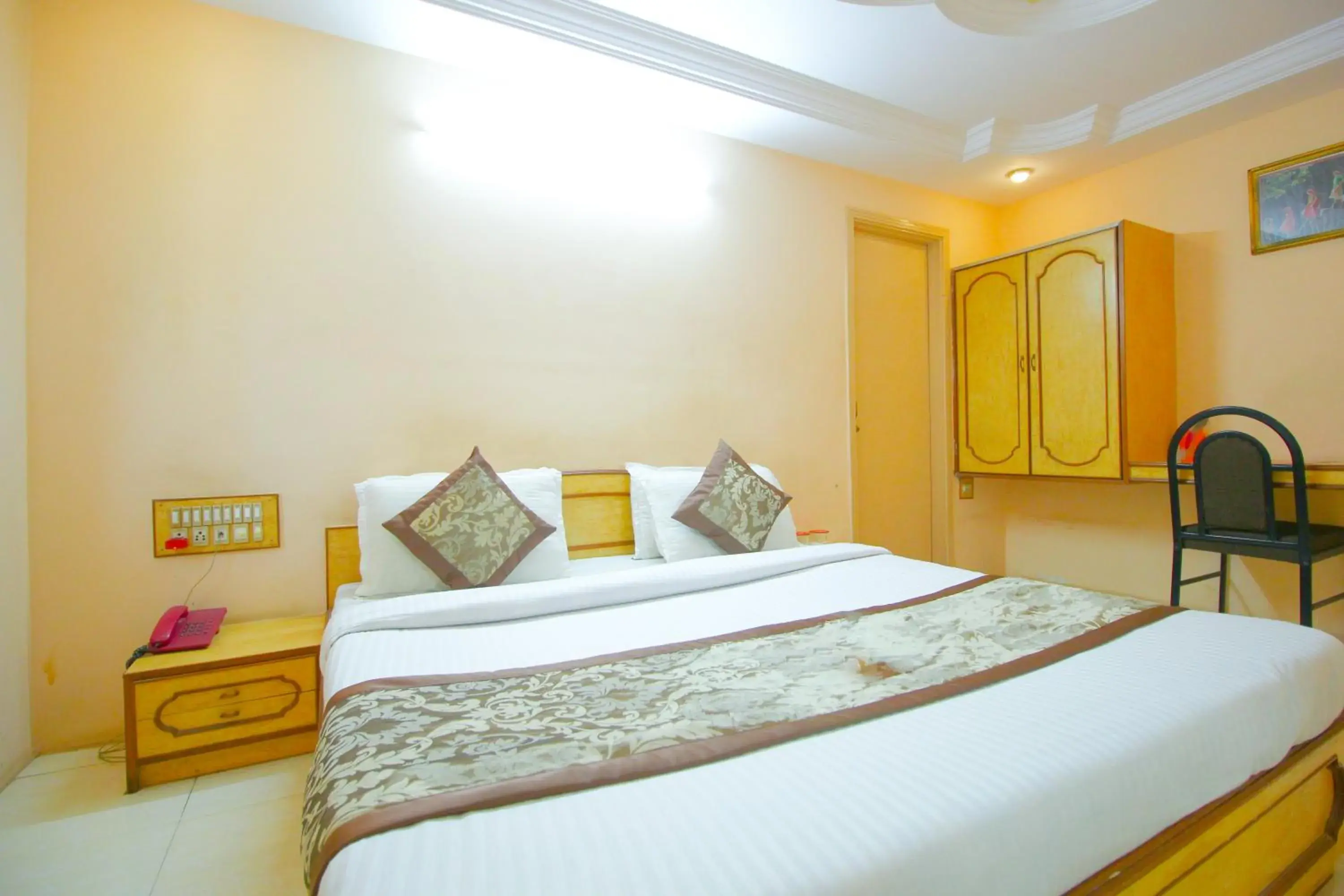 Bed in Hotel Upasana Bed in Hotel Upasana