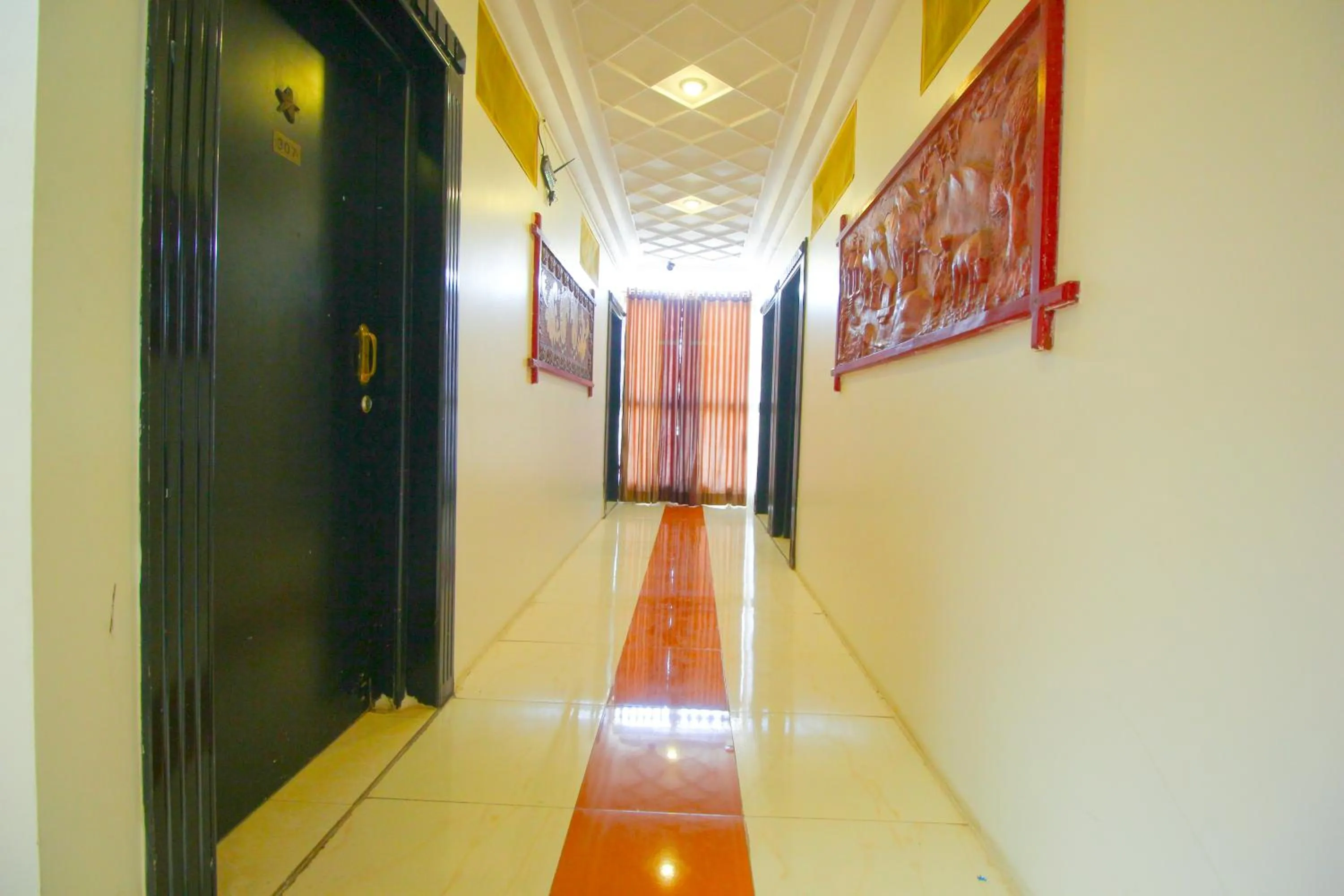 Lobby or reception in Hotel Upasana
