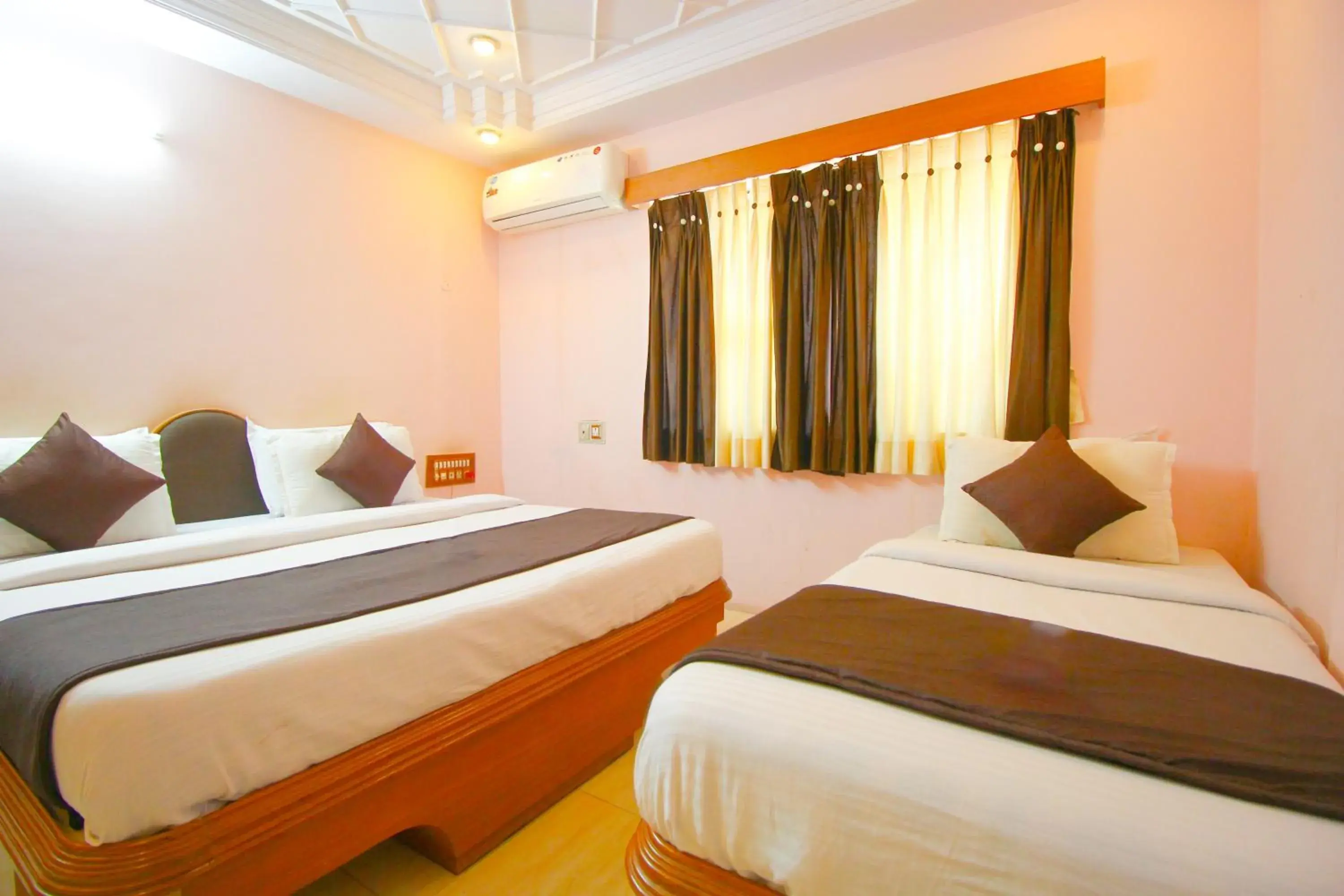 Bed in Hotel Upasana Bed in Hotel Upasana