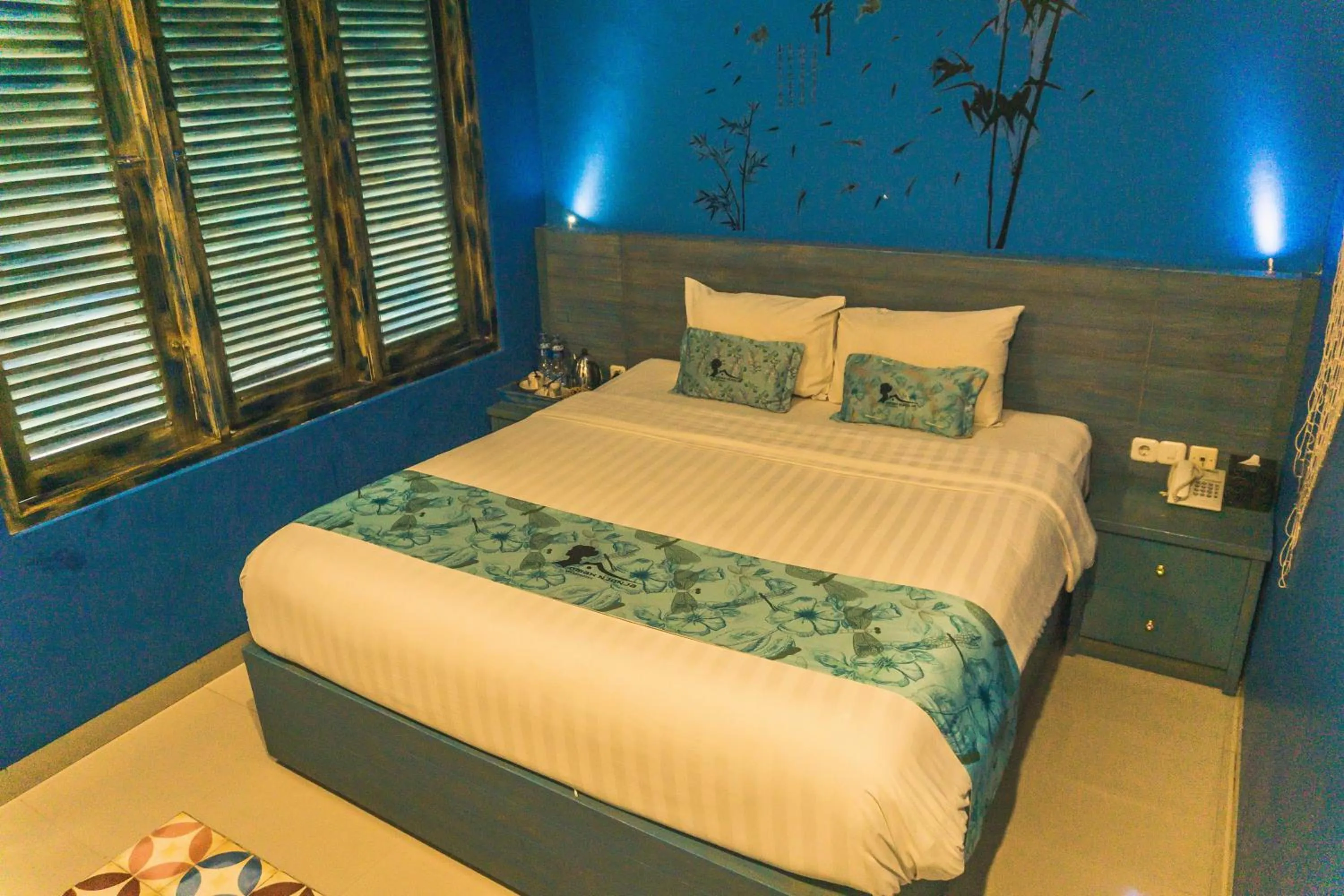 Bedroom, Bed in Omah Njonja Bed & Brasserie